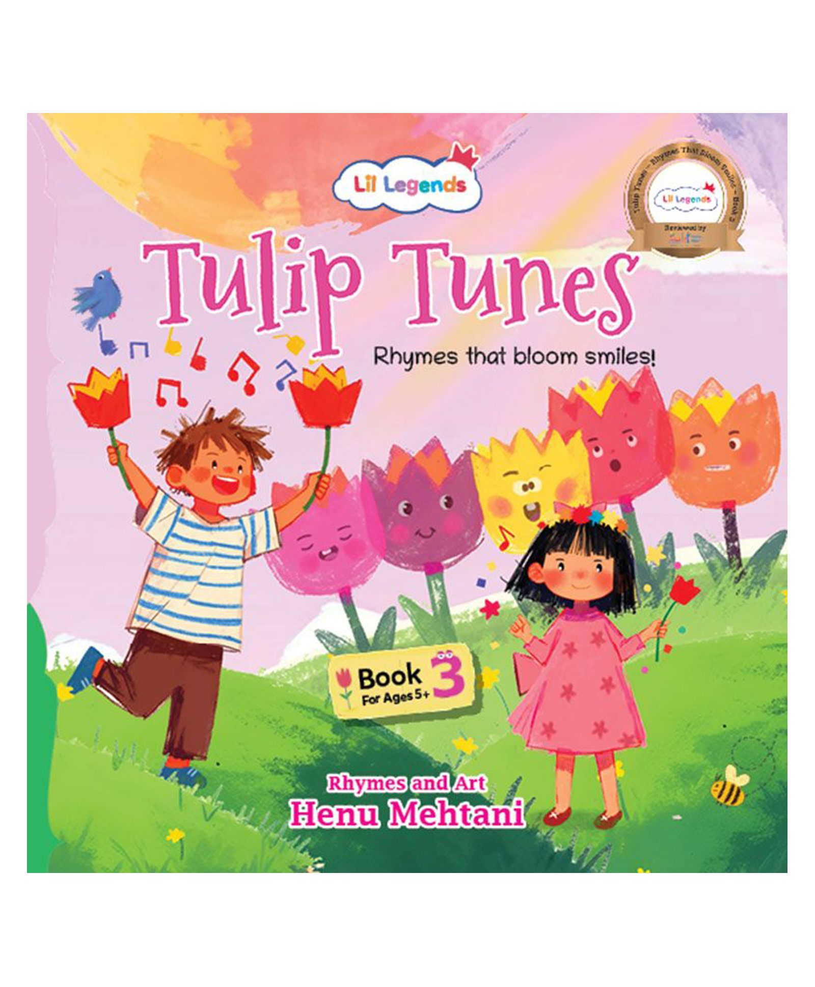 OSWAAL BOOKS Lil Legends: Tulip Tunes Rhymes That Bloom Smiles Book - English