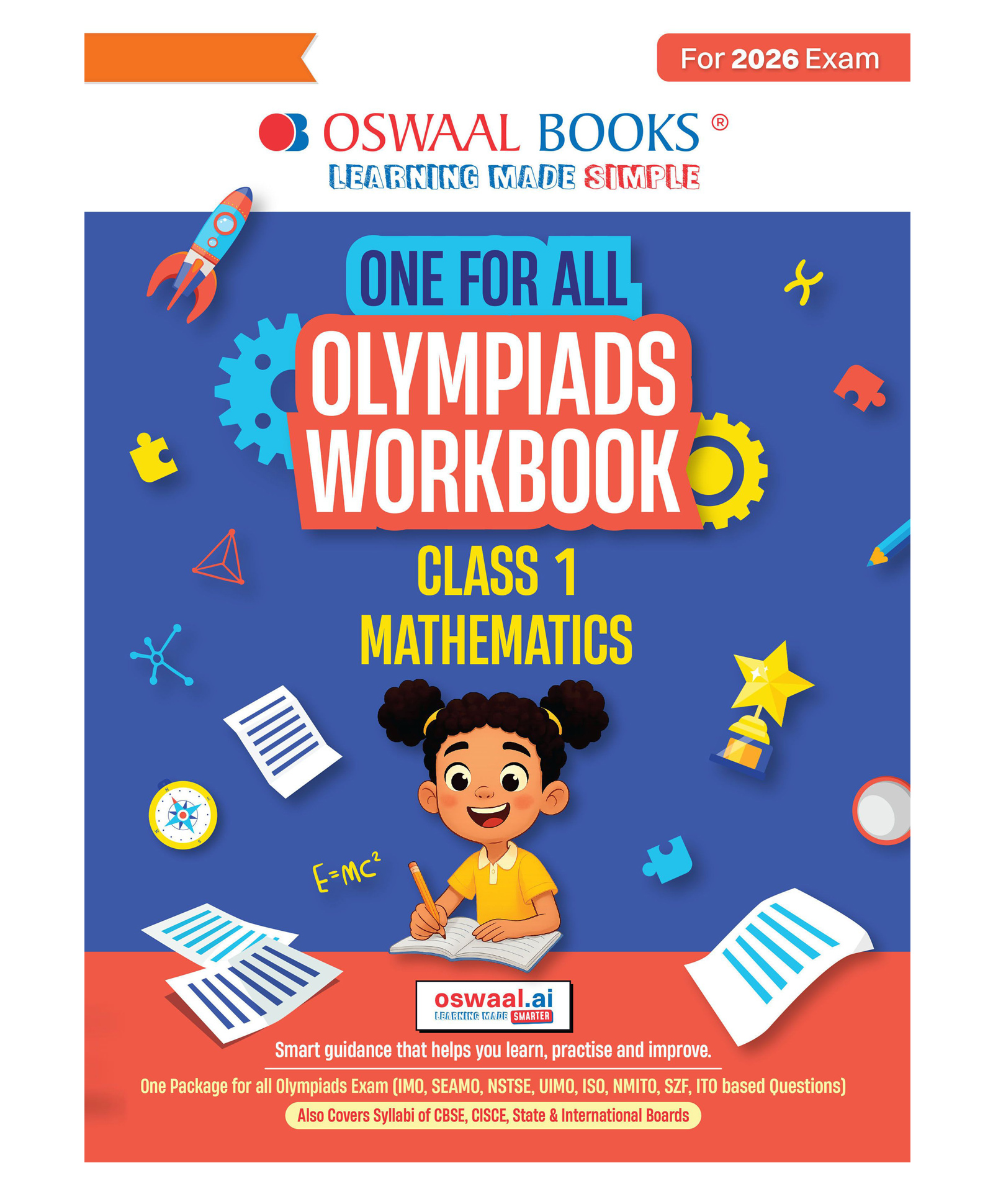 OSWAAL BOOKS One For All Olympiads Workbook Class 1 Maths | Questions for SOF IMO & Other Olympiad Exams 2026 | With Sample Practice Papers & Oswaal-image-35