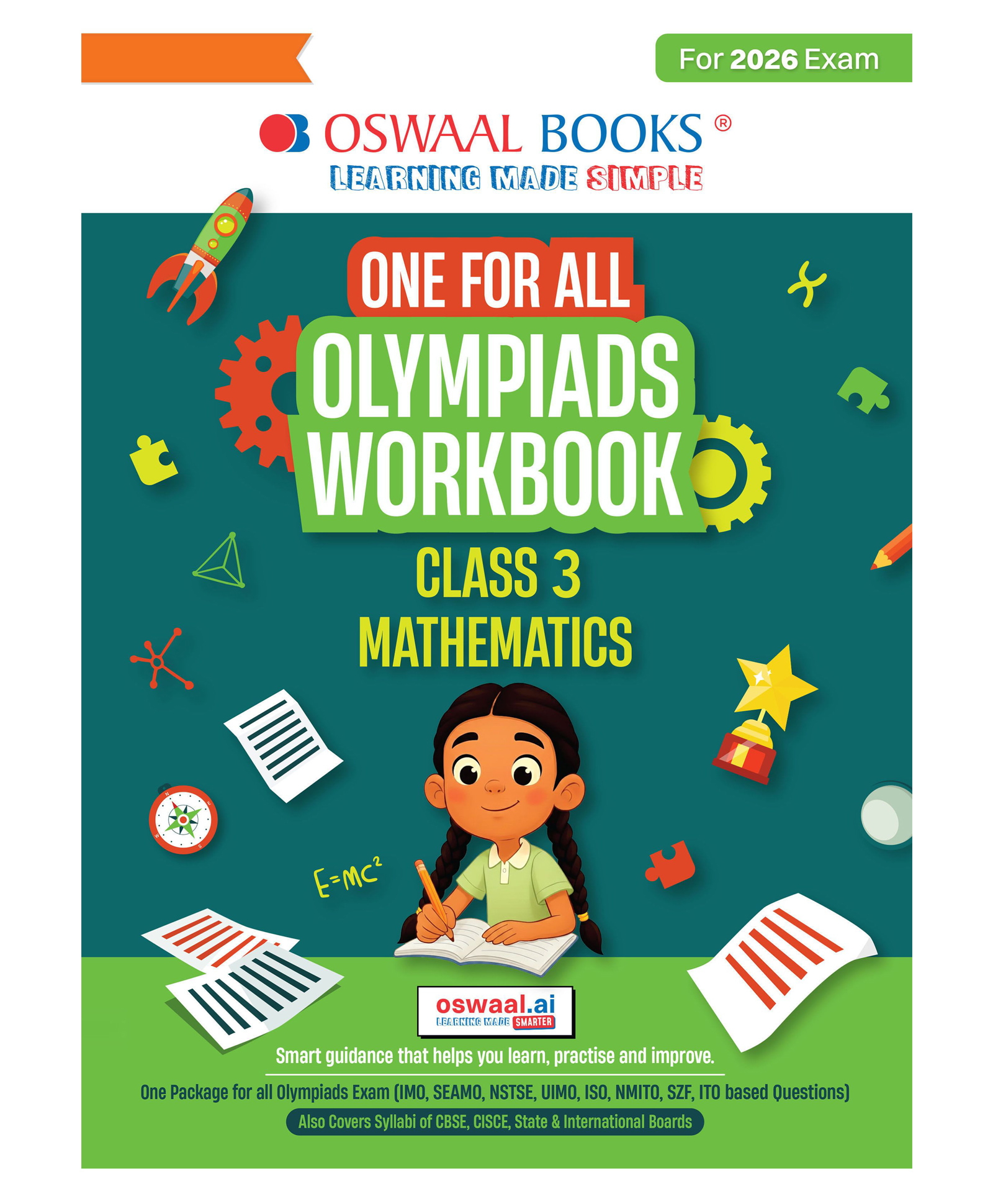 OSWAAL BOOKS One For All Olympiads Workbook Class 3 Maths | Questions for SOF IMO & Other Olympiad Exams 2026 | With Sample Practice Papers & Oswaal.AI-image-8
