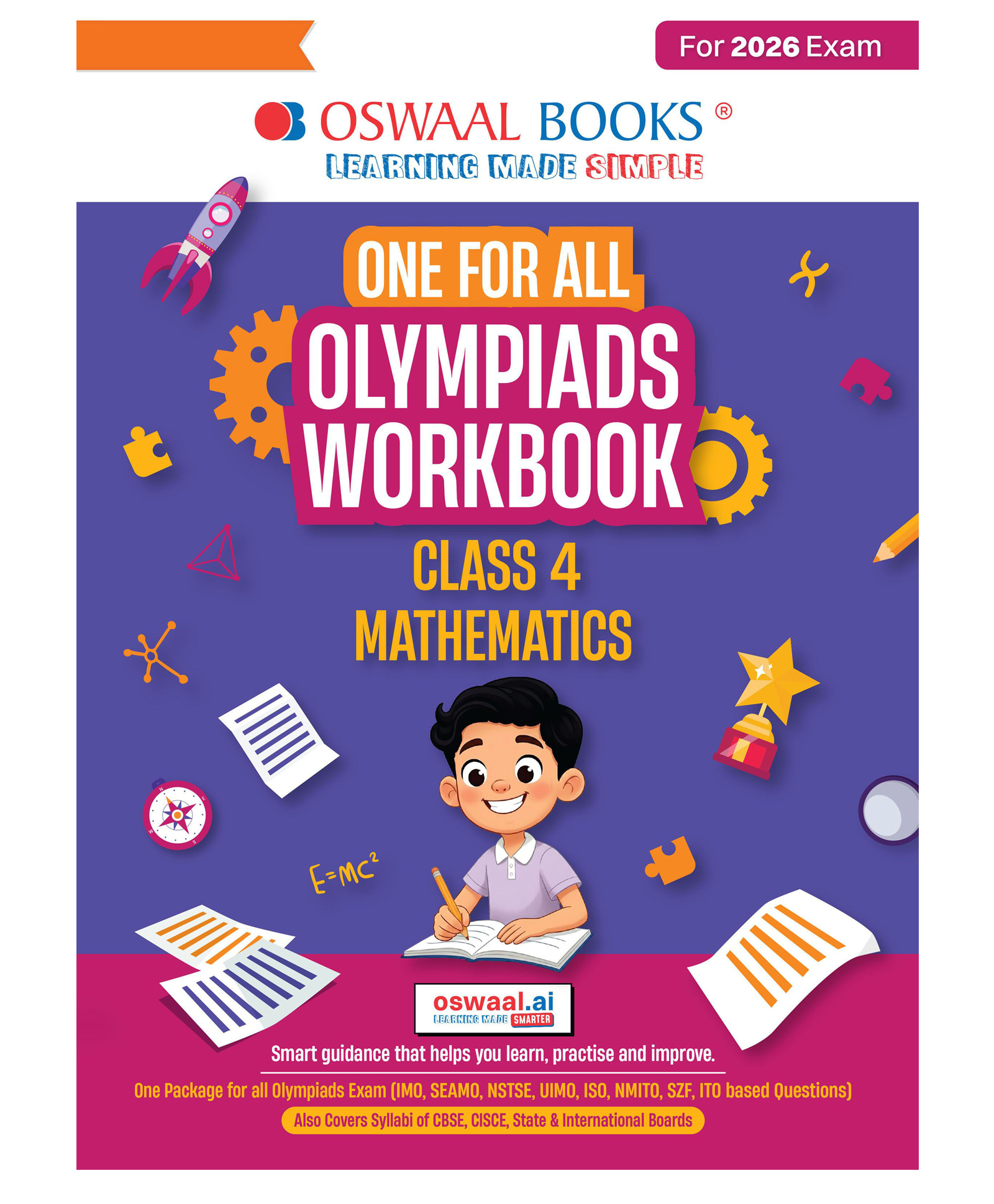 OSWAAL BOOKS One For All Olympiads Workbook Class 4 Maths | Questions for SOF IMO & Other Olympiad Exams 2026 | With Sample Practice Papers & Oswaal.AI-image-7