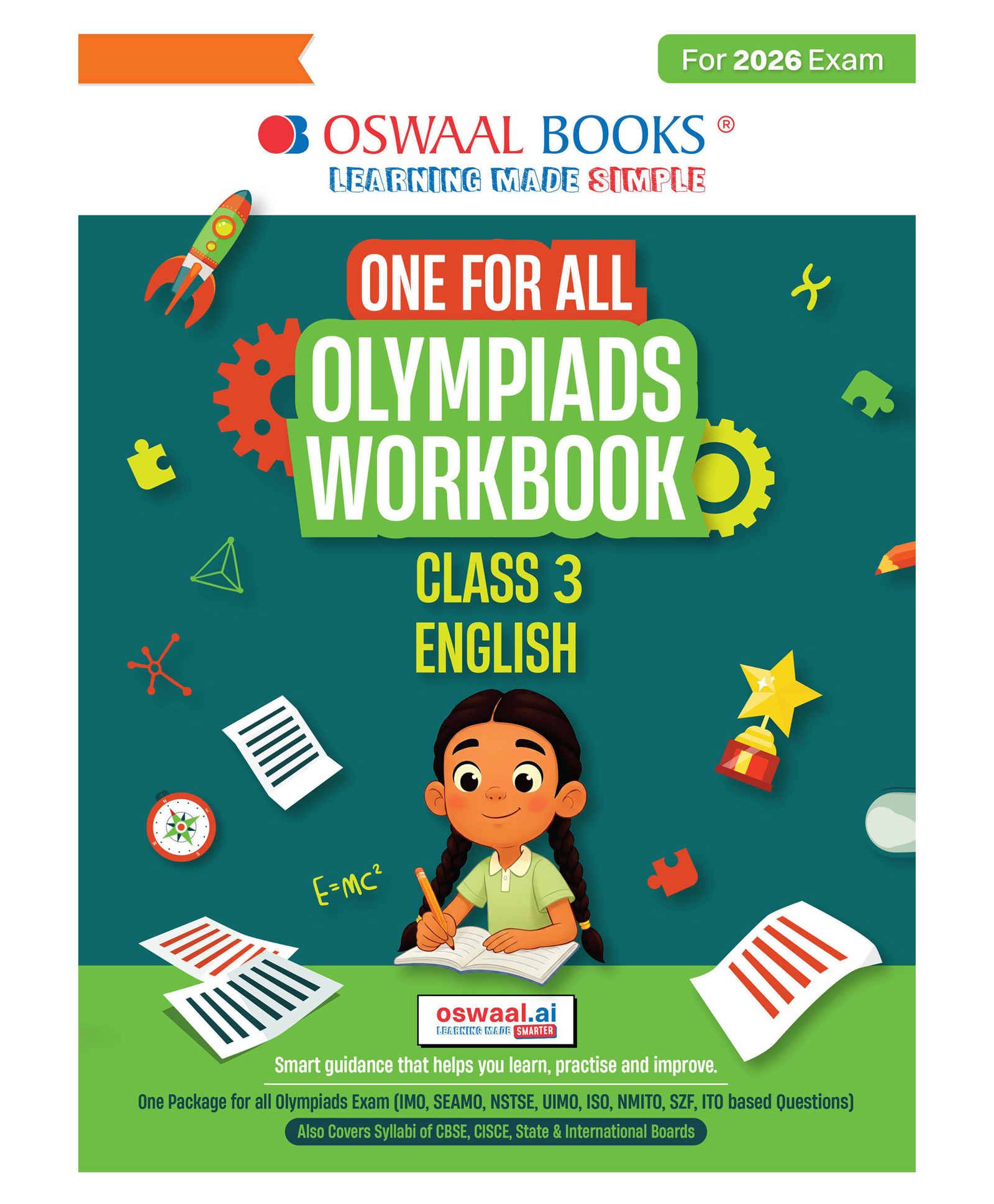 OSWAAL BOOKS One For All Olympiads Workbook Class 3 English | Questions for SOF IEO & Other Olympiad Exams 2026 | With Sample Practice Papers & Oswaal.AI-image-5