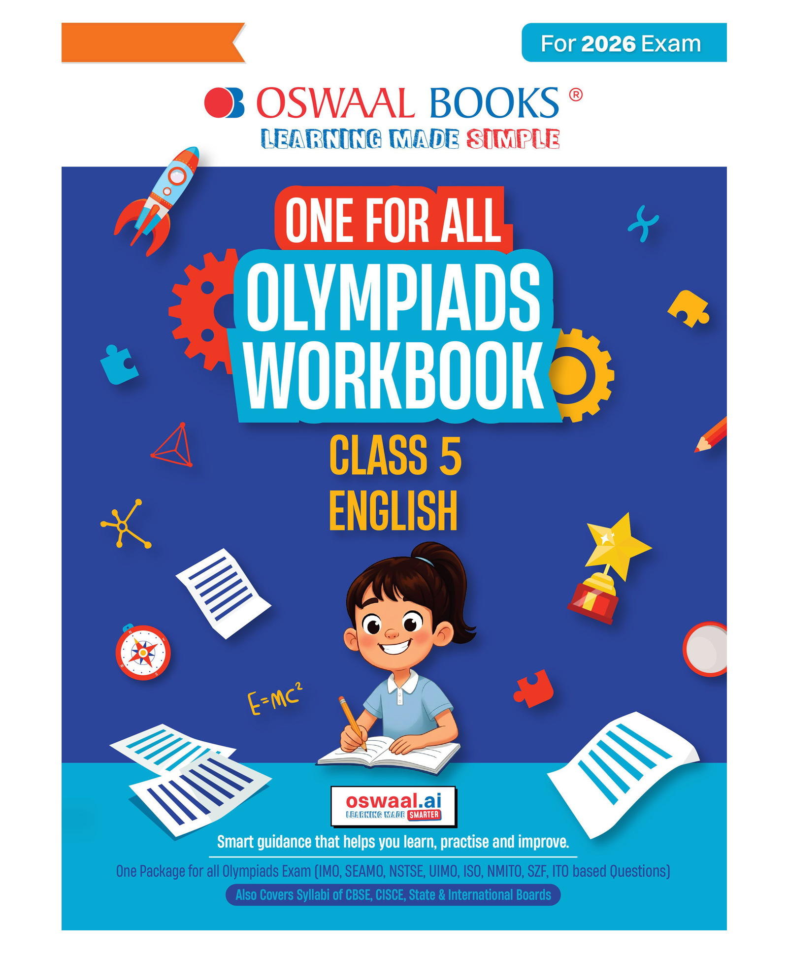 OSWAAL BOOKS One For All Olympiads Workbook Class 5 English | Questions for SOF IEO & Other Olympiad Exams 2026 | With Sample Practice Papers & Oswaal.AI-image-4