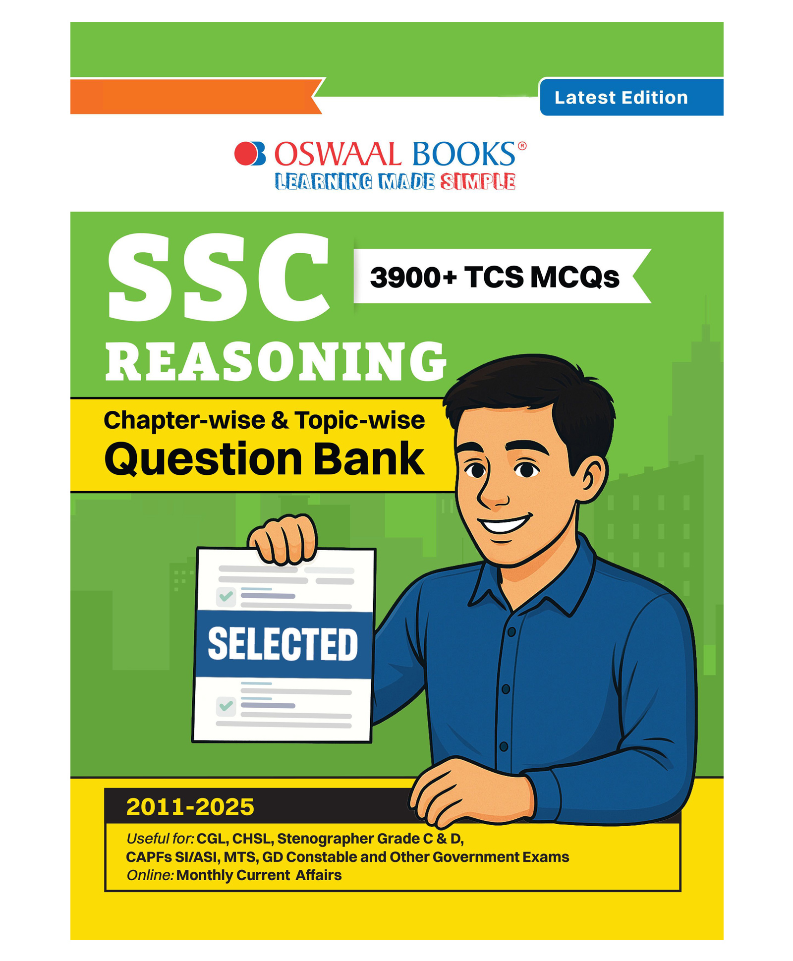 OSWAAL BOOKS SSC (Staff Selection Commission)| Tier-1 | Chapter-wise & Topic-wise Question Bank 2011 to 2025| Reasoning | For 2026 Exam-image-41