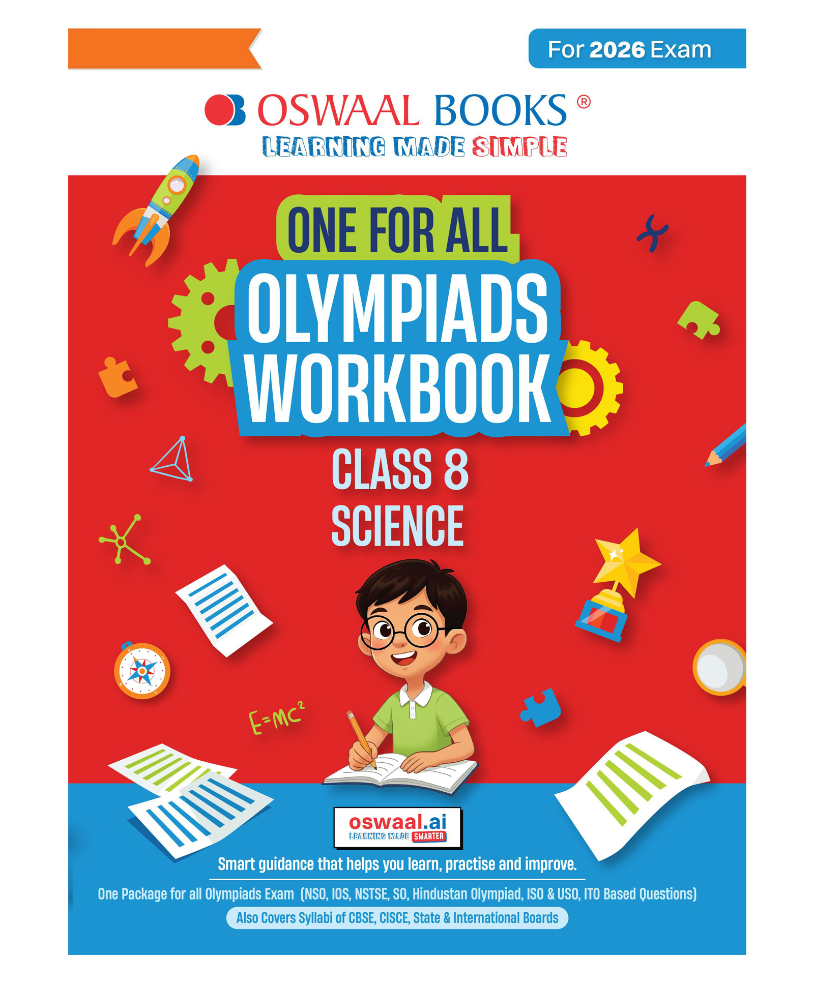 OSWAAL BOOKS One For All Olympiads Workbook Class 8 Science | Questions for SOF NSO & Other Olympiad Exams 2026 | With Sample Practice Papers & Oswaal.AI-image-27
