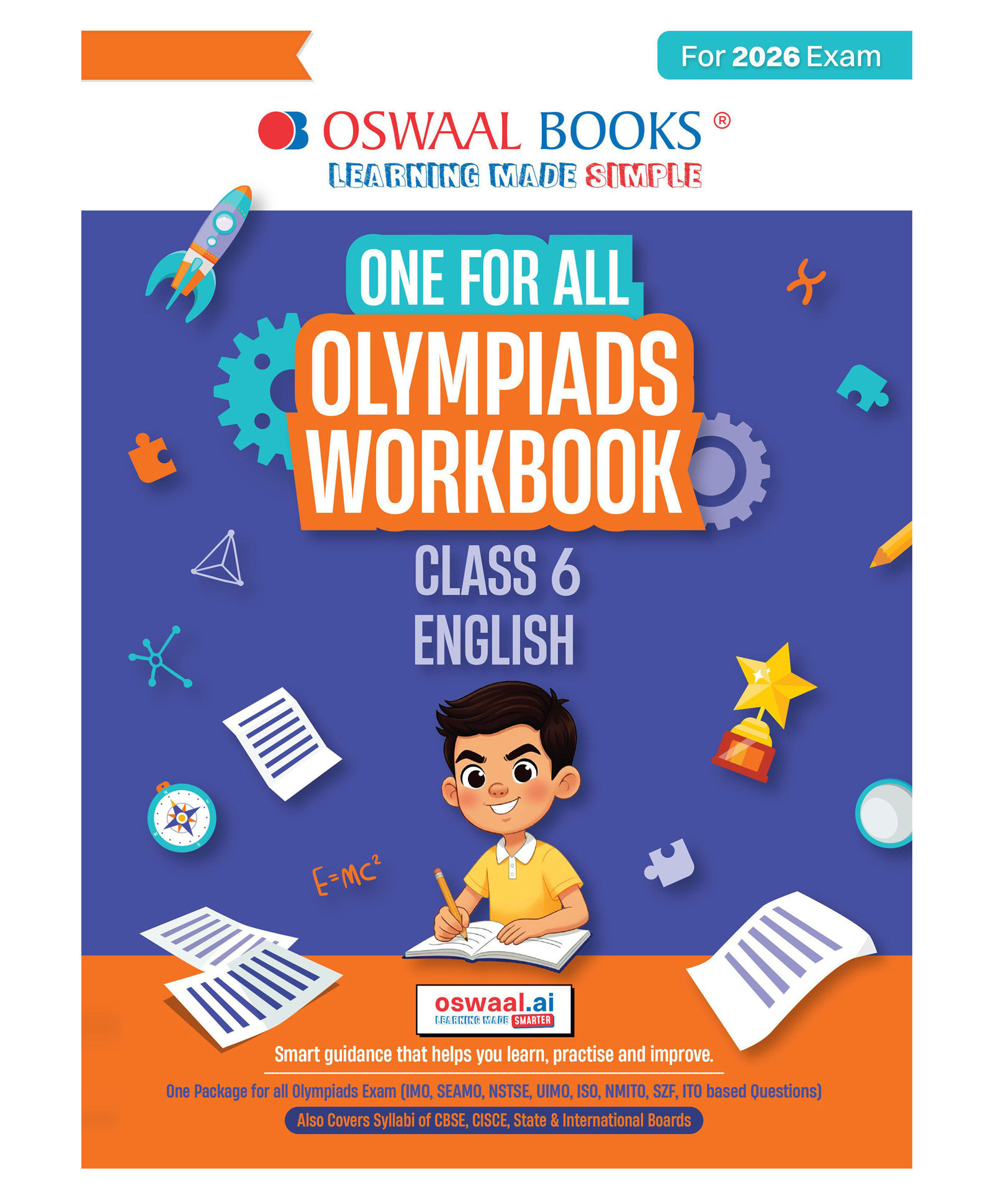 OSWAAL BOOKS One For All Olympiads Workbook Class 6 English | Questions for SOF IEO & Other Olympiad Exams 2026 | With Sample Practice Papers & Oswaal.AI-image-3