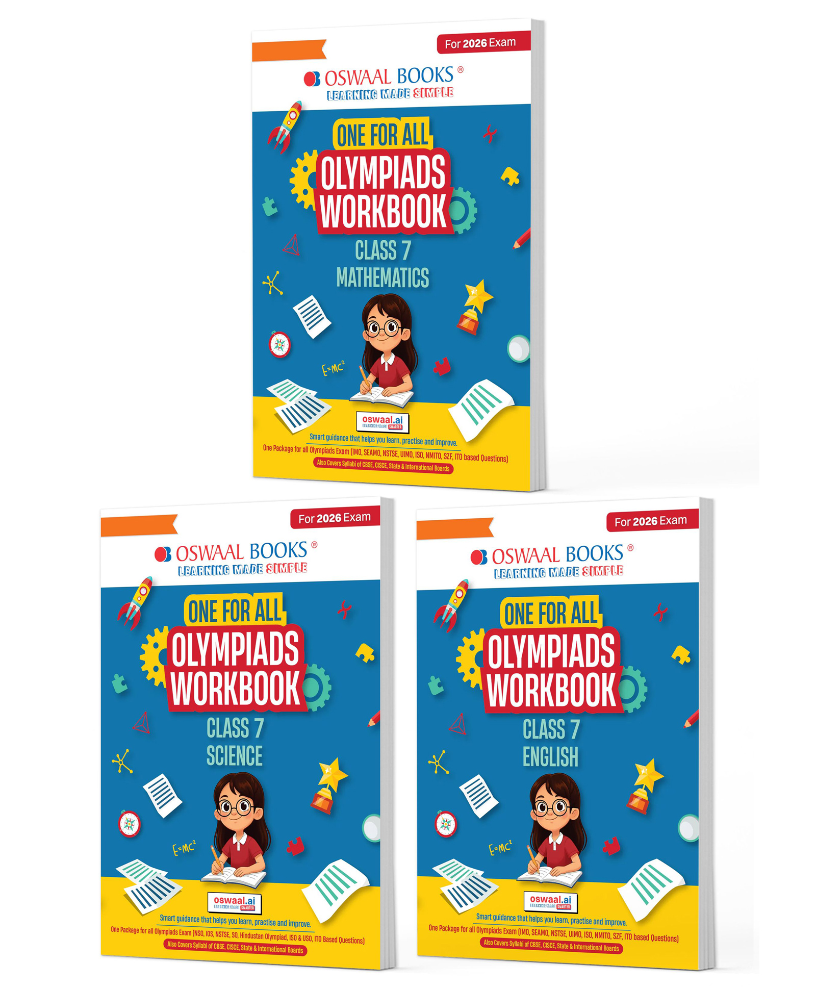 OSWAAL BOOKS One For All Olympiad Workbook Class 7 (Set of 3 Books) Maths, Science & English For 2026 Exam-picture-26