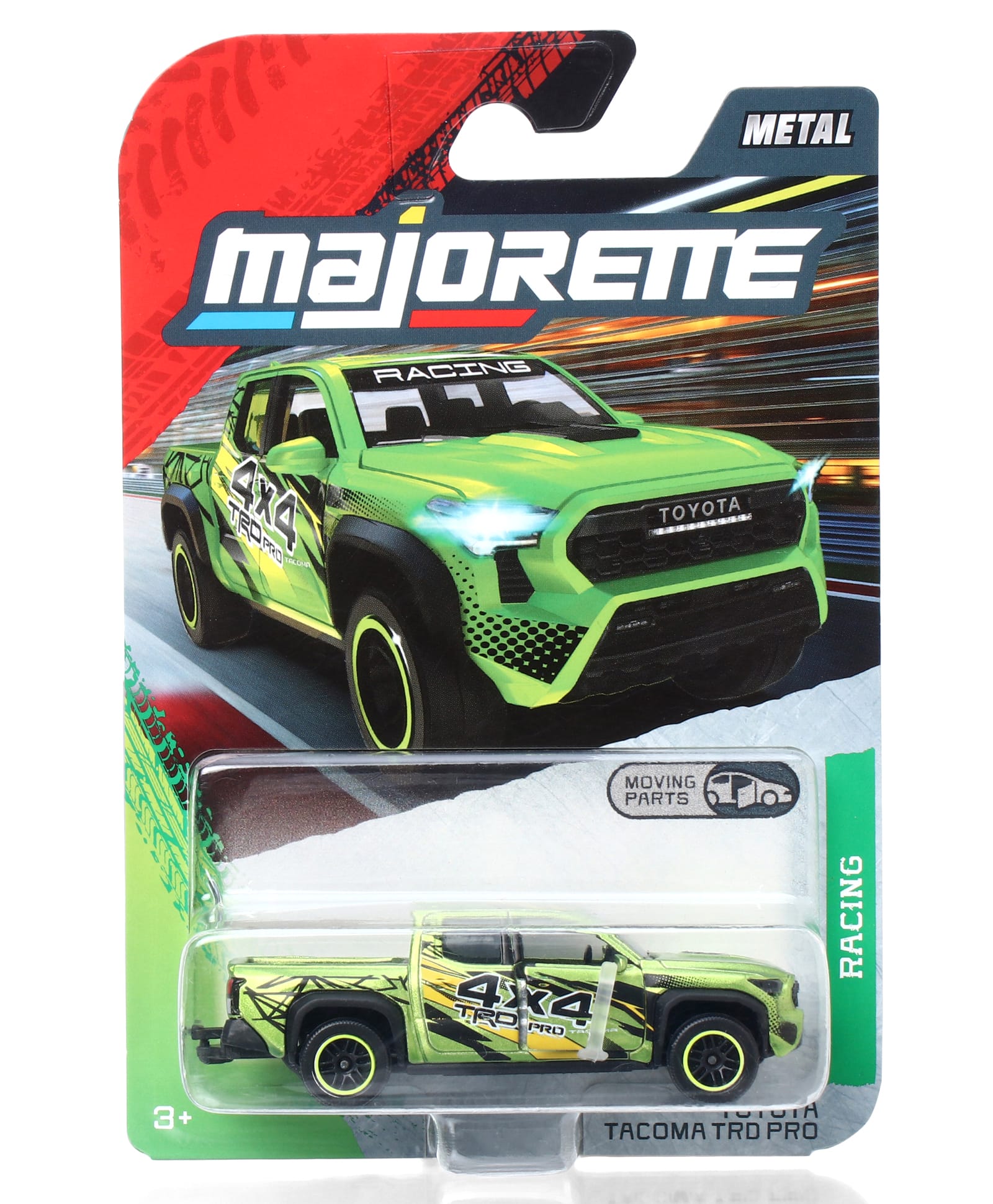 Majorette Toyota Tacoma TRD Pro Die Cast Racing Premium Toy Car - Green-picture-39