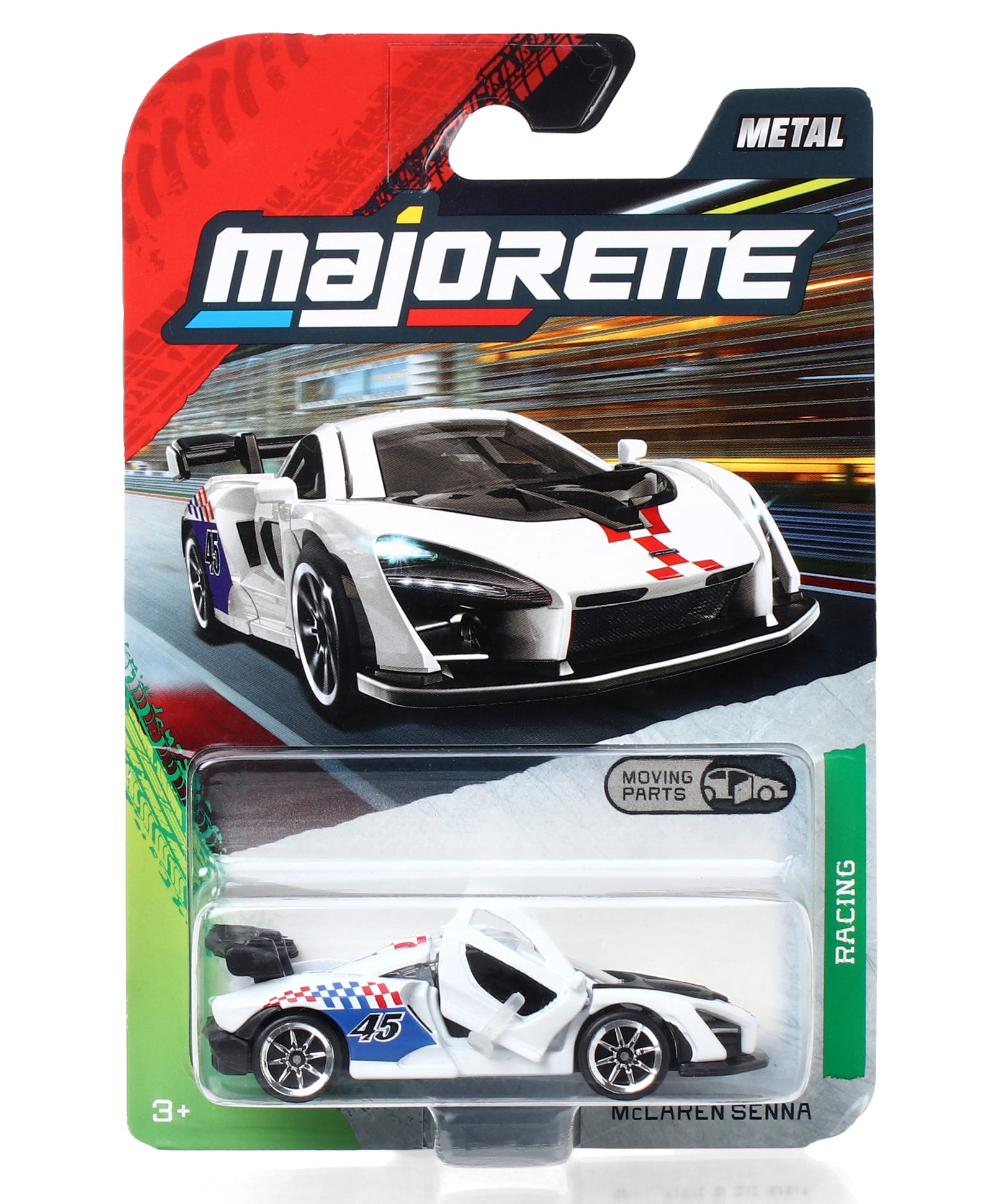 Majorette McLaren Senna Die Cast Racing Premium Toy Car - White-picture-26