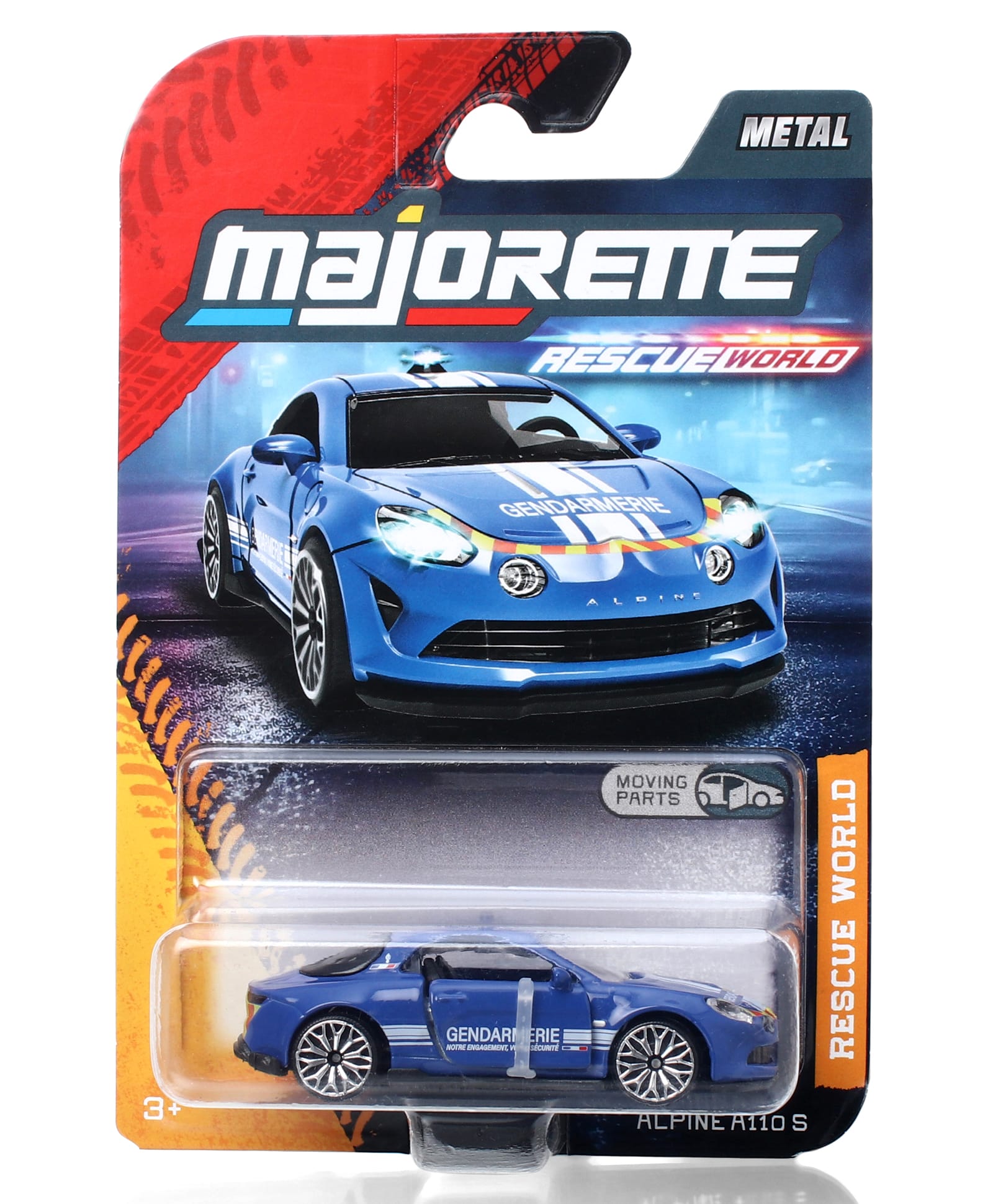 Majorette Alpine A110S Rescue World Premium Die Cast Car - Blue-image-0