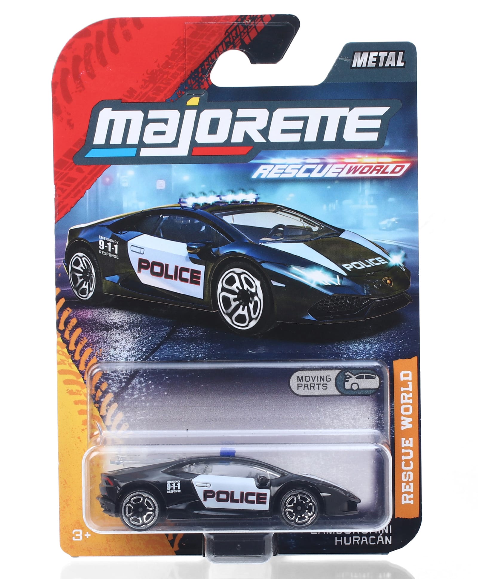 Majorette Lamborghini Huracan Rescue World Premium Die Cast Car - Navy-picture-49