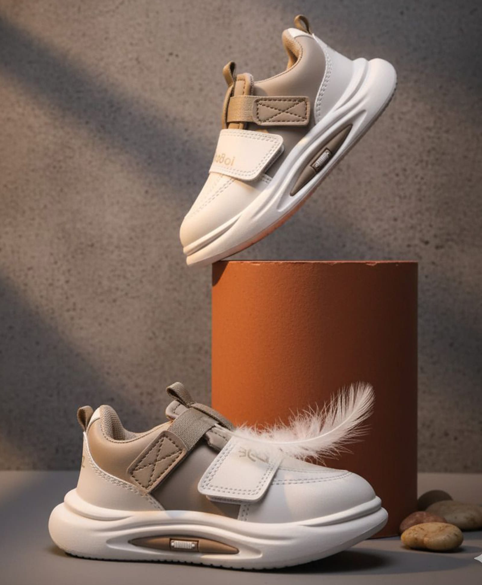Binos Colour Blocked Velcro Closure Shoes - Mouse-picture-11