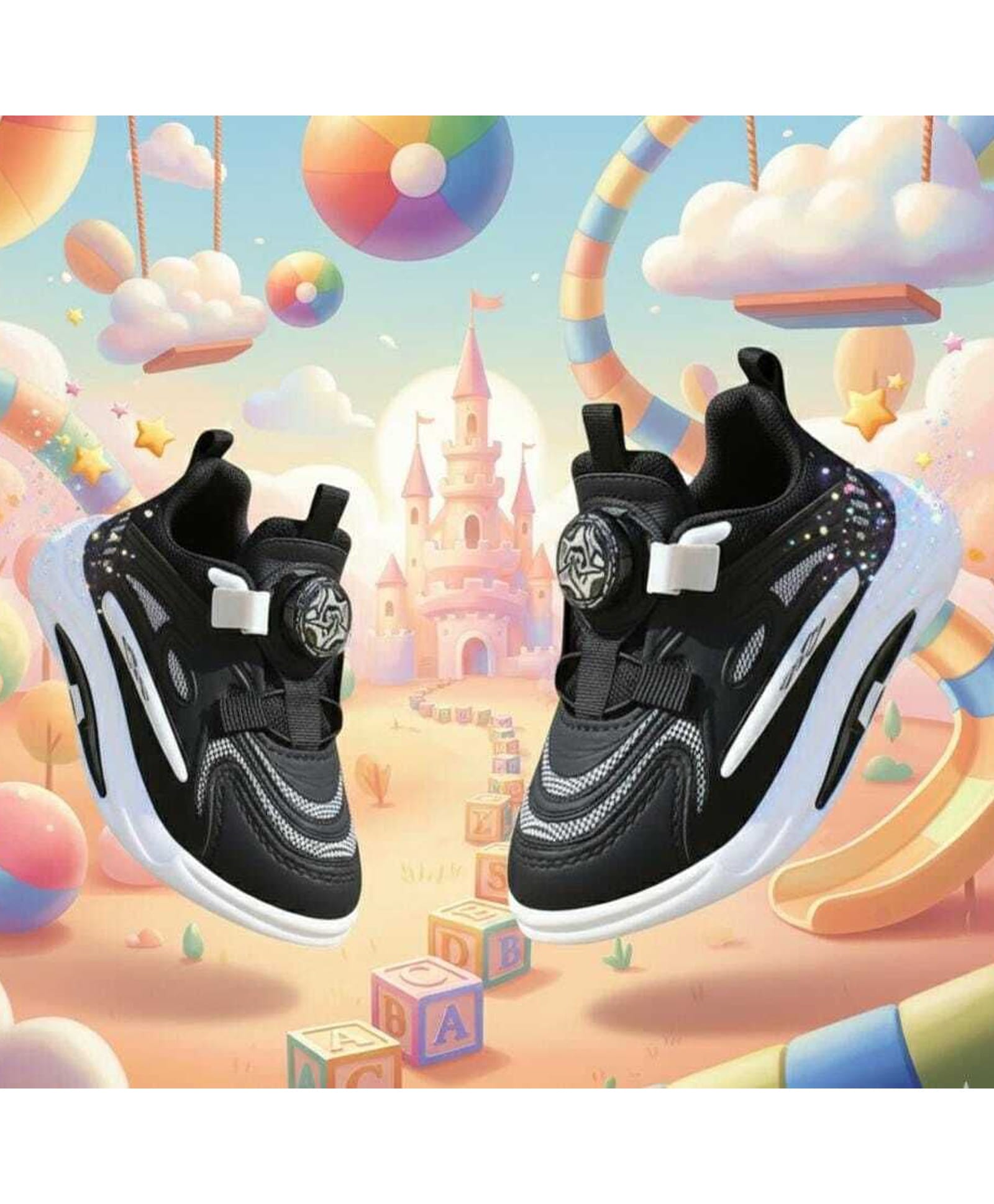 Binos Colour Blocked BOA Closure Shoes - Black-picture-11