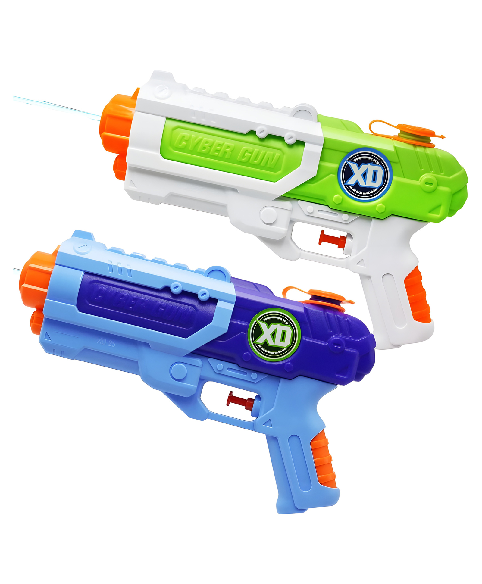 YAMAMA Cyber Long-Range Squirt Water Gun Toy High-Capacity 300 cc Water Fighting Toy (Pack of 1) - Color May Vary