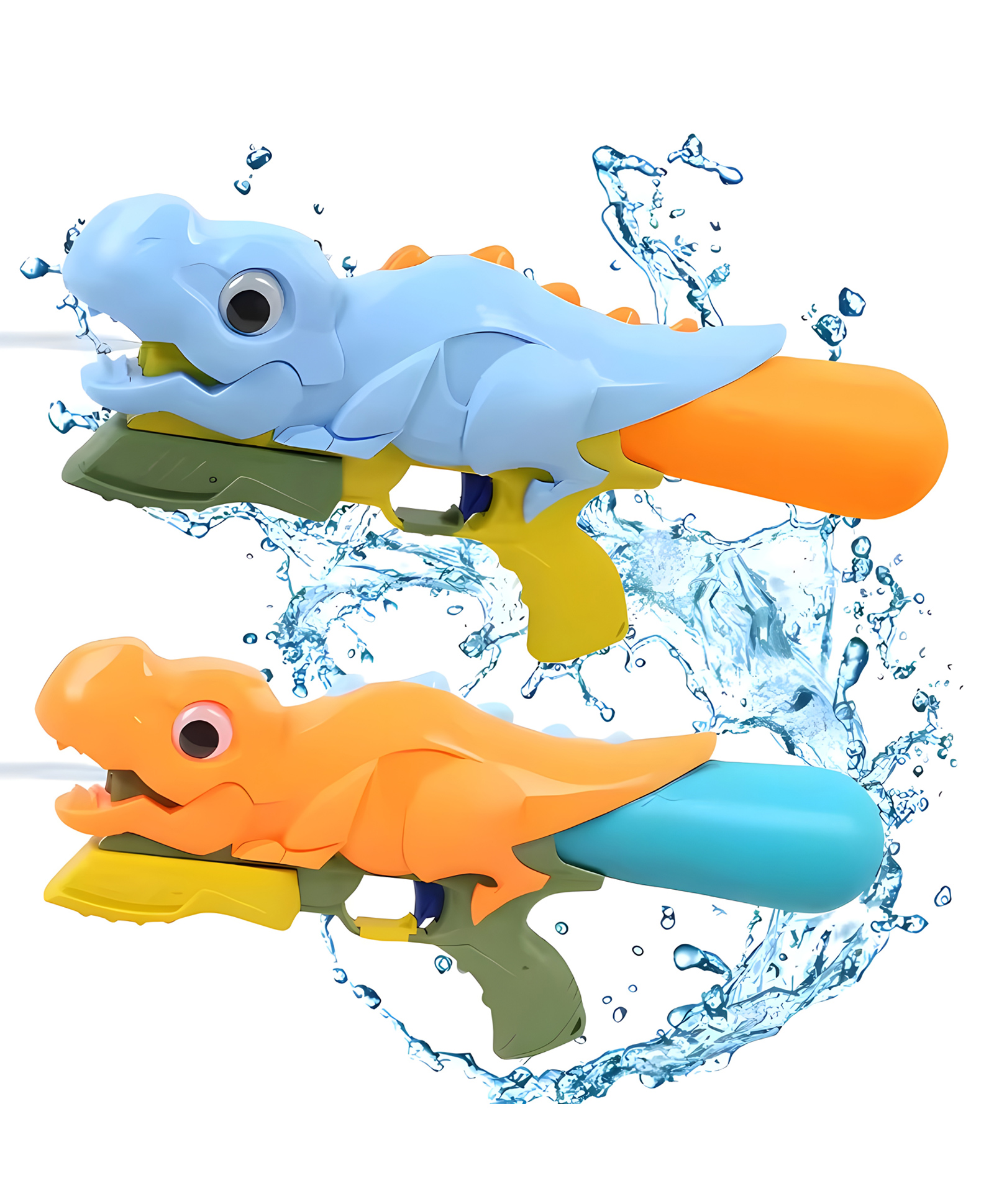 YAMAMA Water Gun Toys For Kids Dinosaur Water Gun Toy Long Range Squirt Gun High Capacity Water Fighting Toy Pack of 1 - Color May Vary
