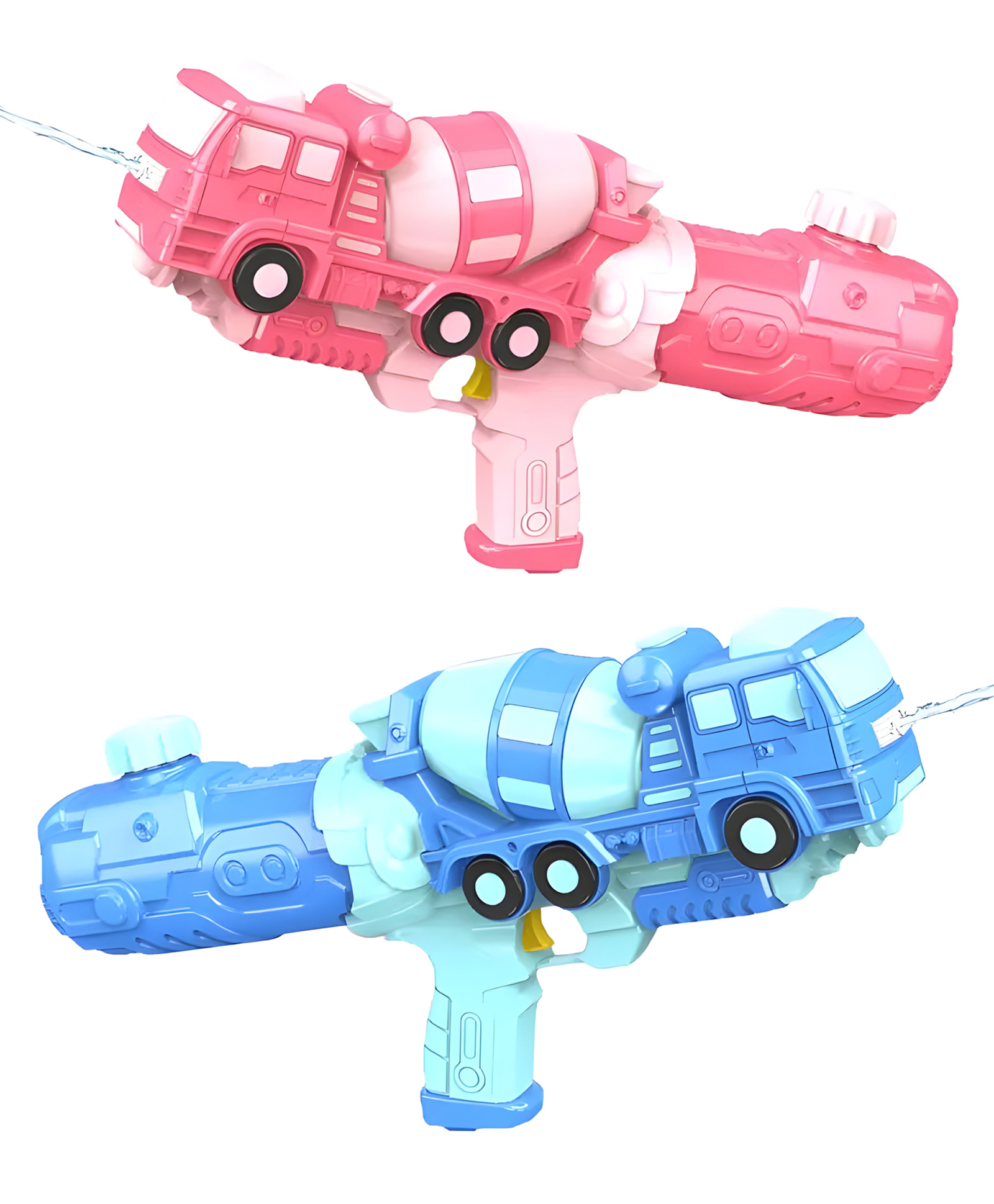 YAMAMA Cement Mixer Themed Water Gun Toy Long Range High Capacity Water Fighting Toy - Color May Vary-image-9
