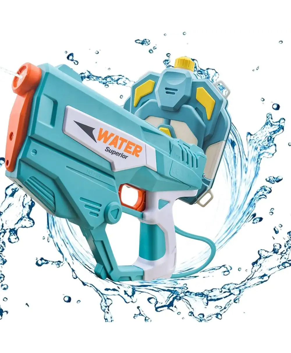 YAMAMA Automatic Water Gun Rechargeable, Long-Range High-Pressure holi water gun for Kids 1350ml Backpack -(Color May Vary)-image-35