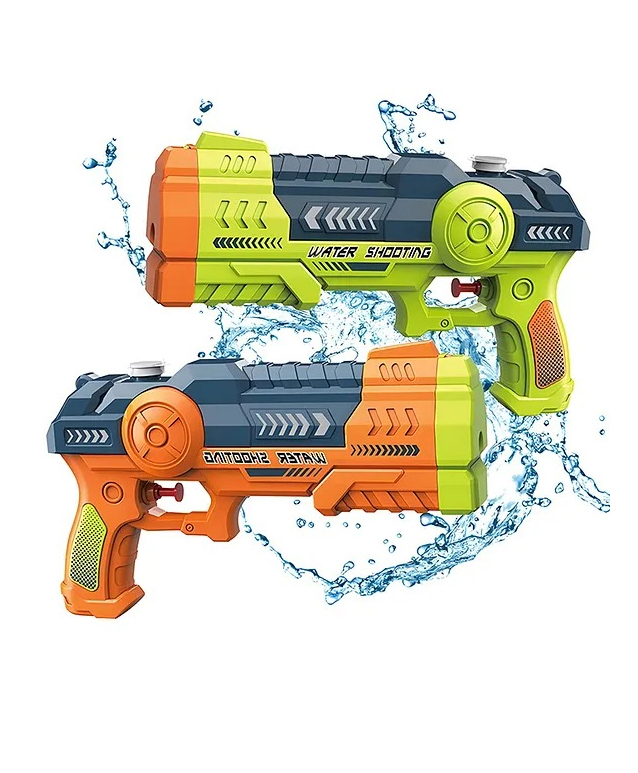 YAMAMA Super Blaster Water Gun Toy High Power, Long Range, 350cc Capacity, Dual Nozzle, Outdoor Water Fighting, Kids Summer Toy (Pack of 1, Color & Design May Vary)