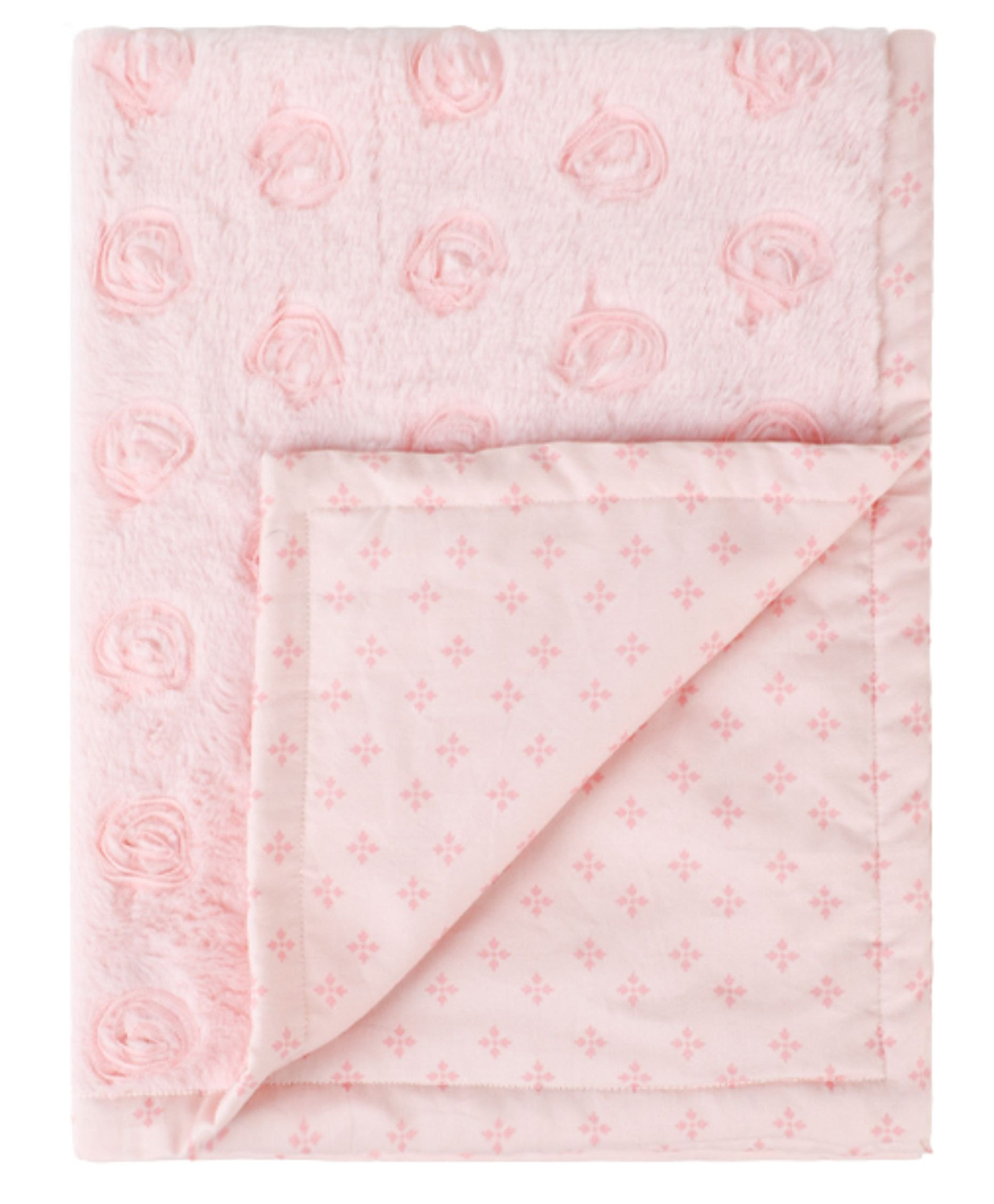 Abracadabra Pink Rose Bloom Luxe Blanket-picture-16