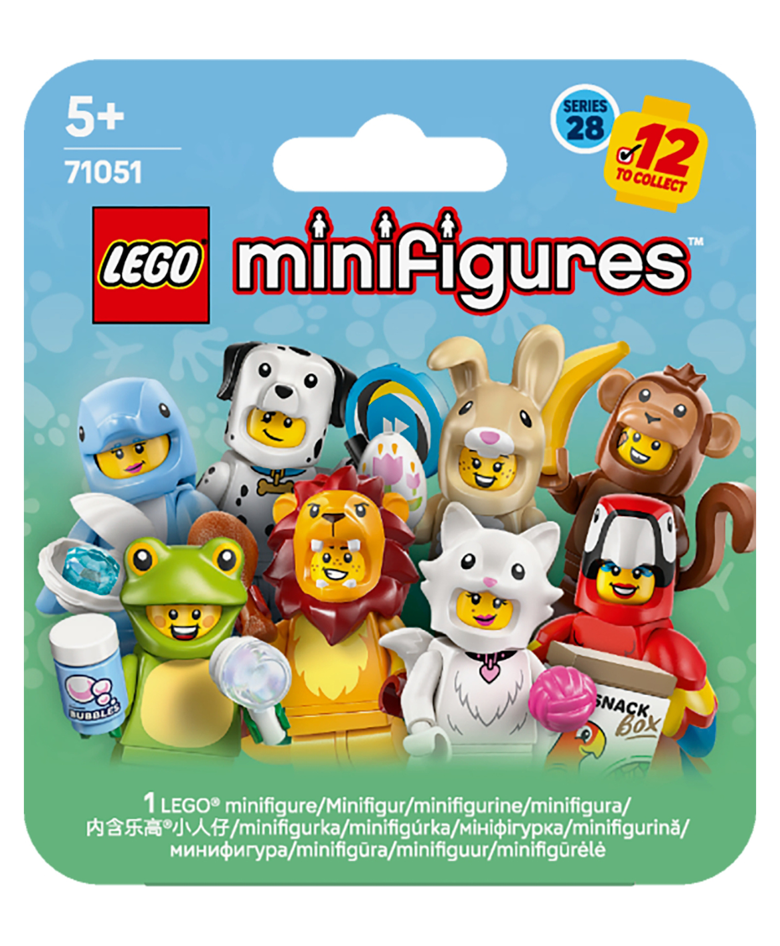 LEGO Minifigures Animal Series 28 Mystery Box Toy Collectible Small Animal Toy 7 Pieces - 71051-image-18