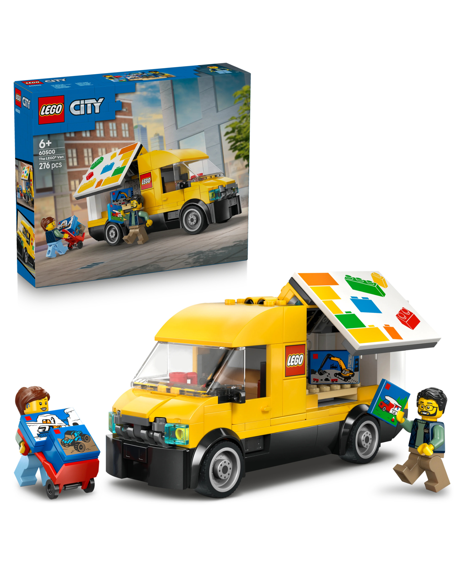 LEGO City: The LEGO Van - Toy Building Set for Fans of Car Playsets 2 Minifigures 276 Pieces- 60500-image-42