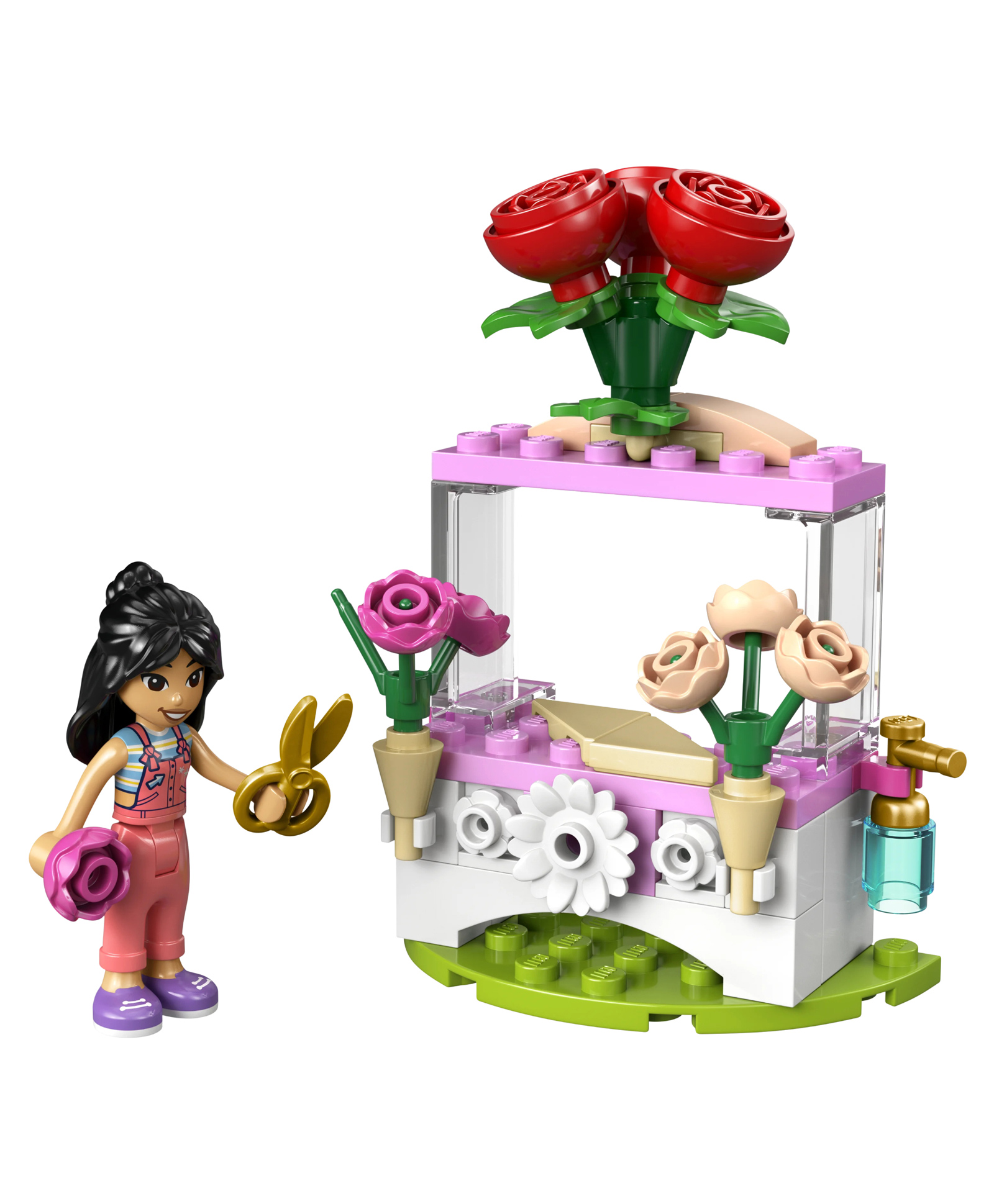 LEGO Flower Stand with Roses 55 pieces- 30721-picture-24