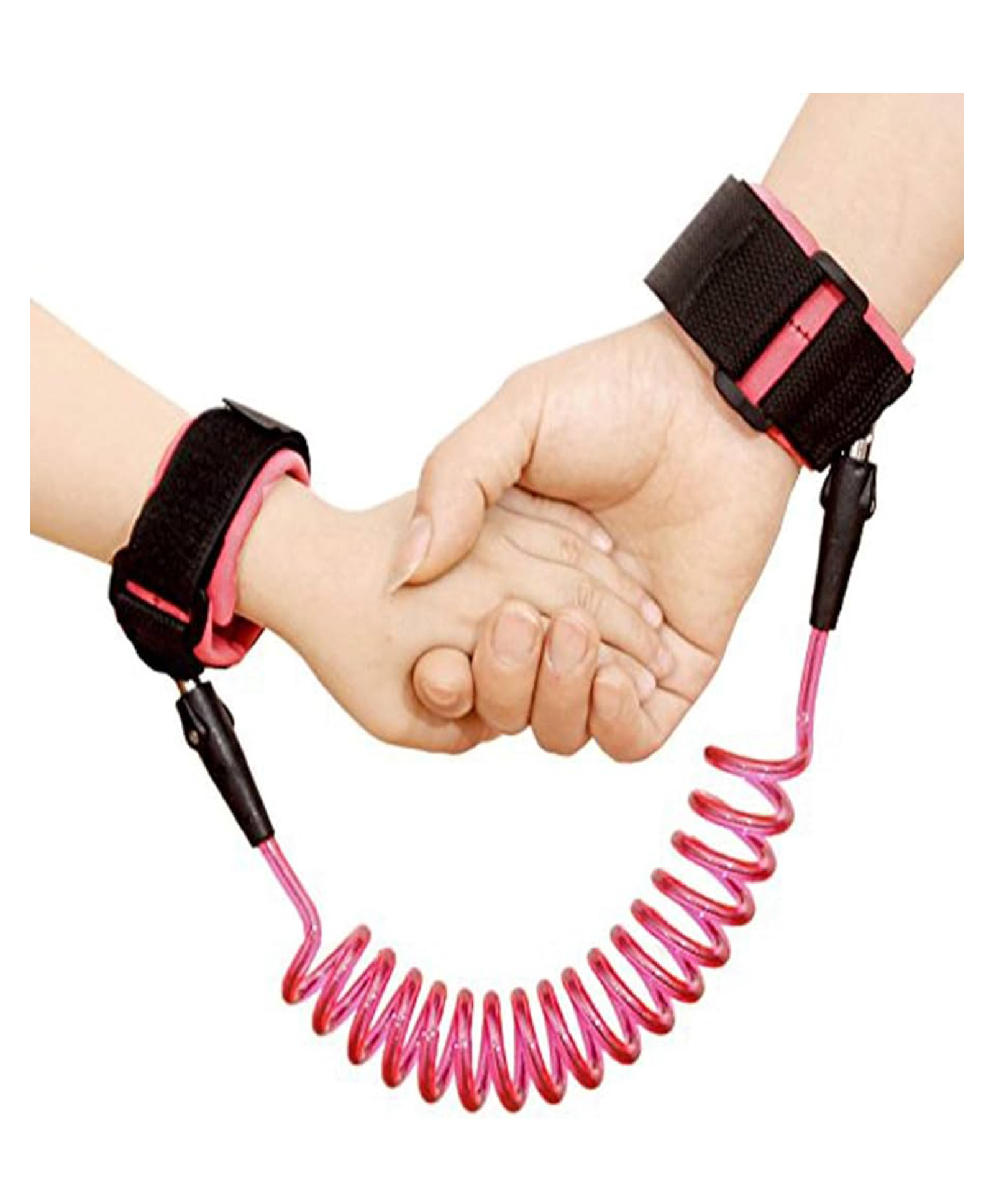 Totilo Anti Lost Safety Velcro Wrist Bracelet With Extra Long Harness- Pink-image-12