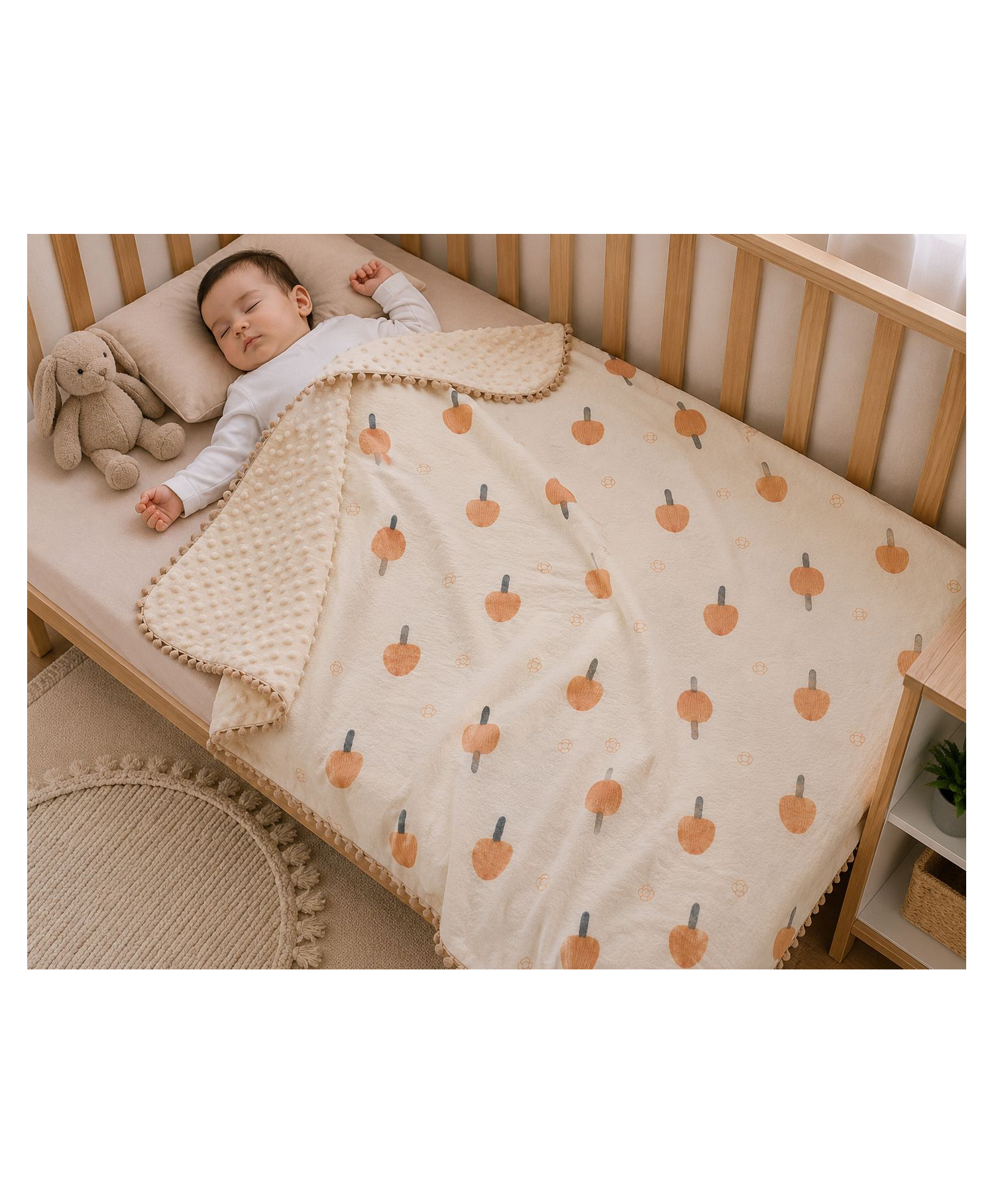 Totilo Ultra Luxury Premium Cotton Muslin Blanket with supreme softness breathable comfort lightweight feel gentle touch long lasting durability perfect for everyday luxury use - Design 3-image-2