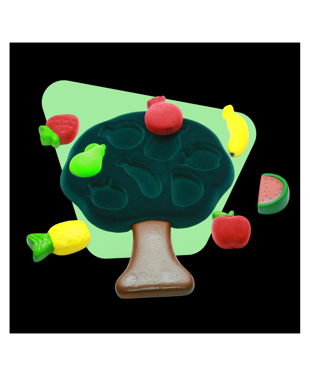 Rubbabu 3D Shape Sorter Fruits Toys Multi color-picture-16