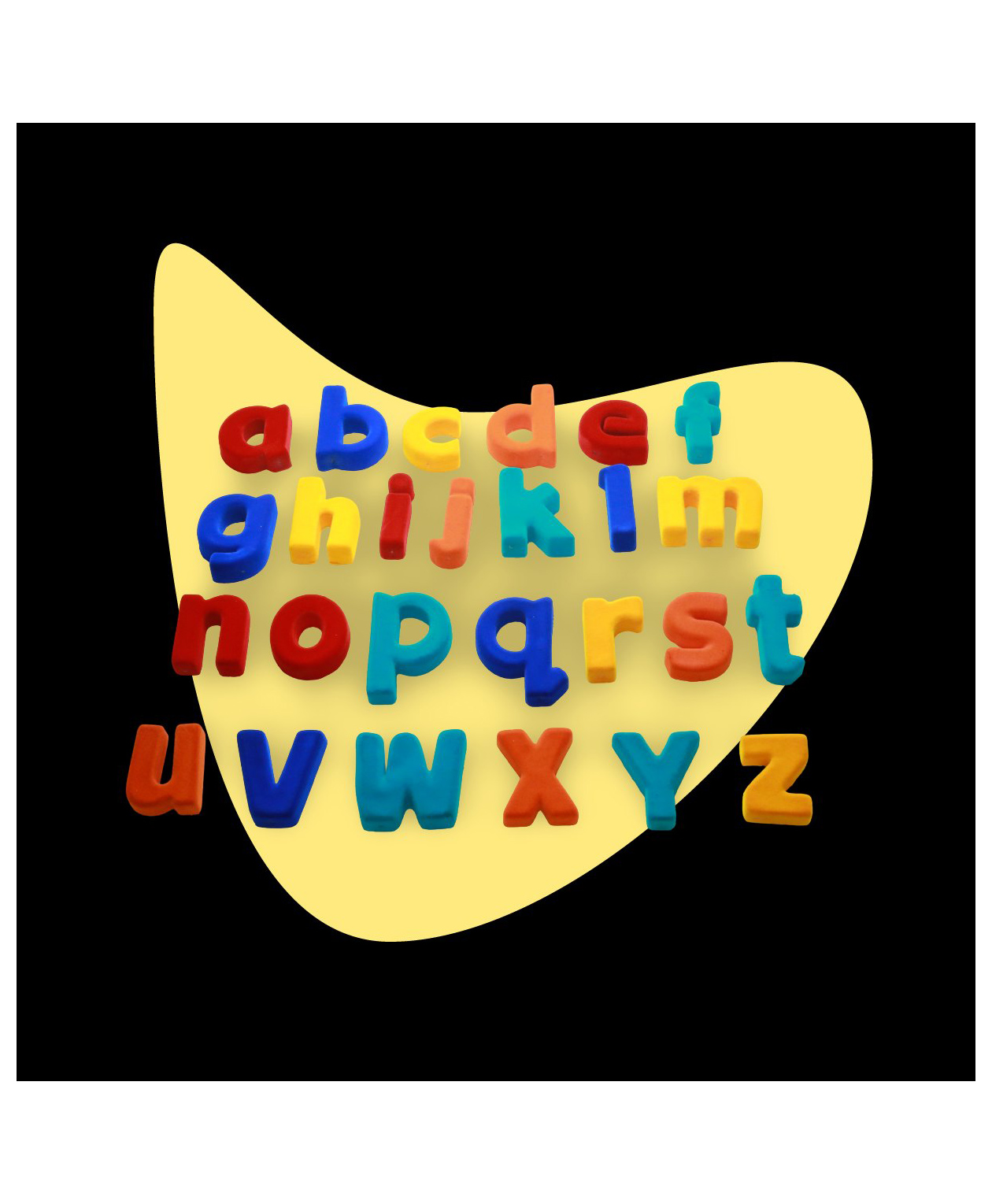 Rubbabu Alphabet Magnetic Toys Multi color-picture-12