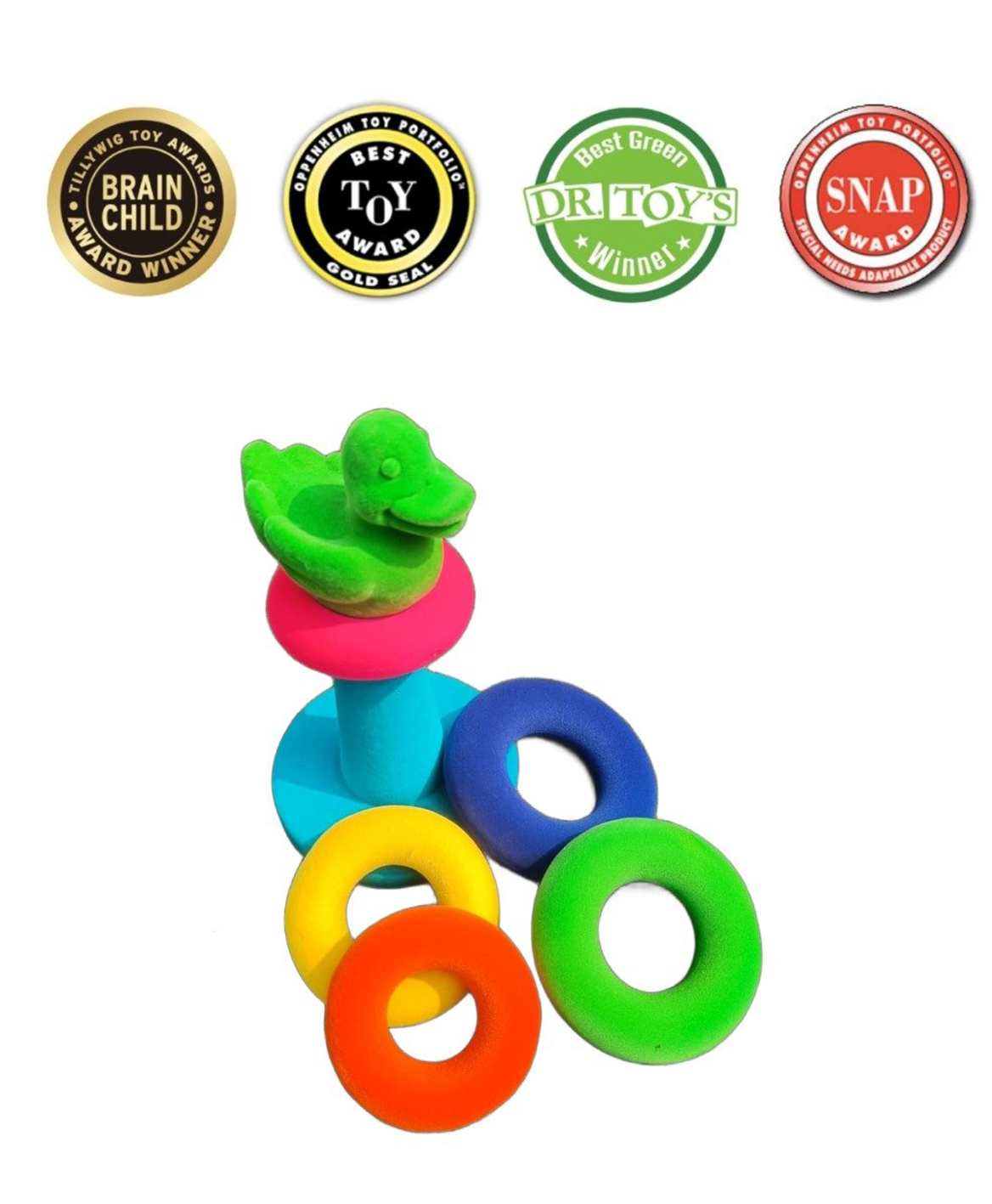Rubbabu The Rocking Set Toys Multi color-image-3
