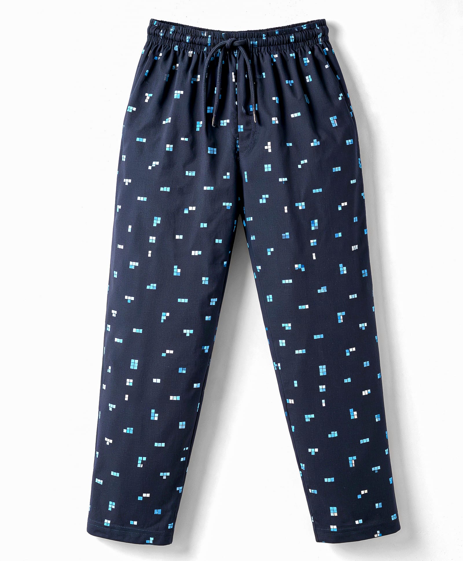Taeko Single Jersey Knit Full Length Printed Lounge Pants - Navy Blue-picture-21