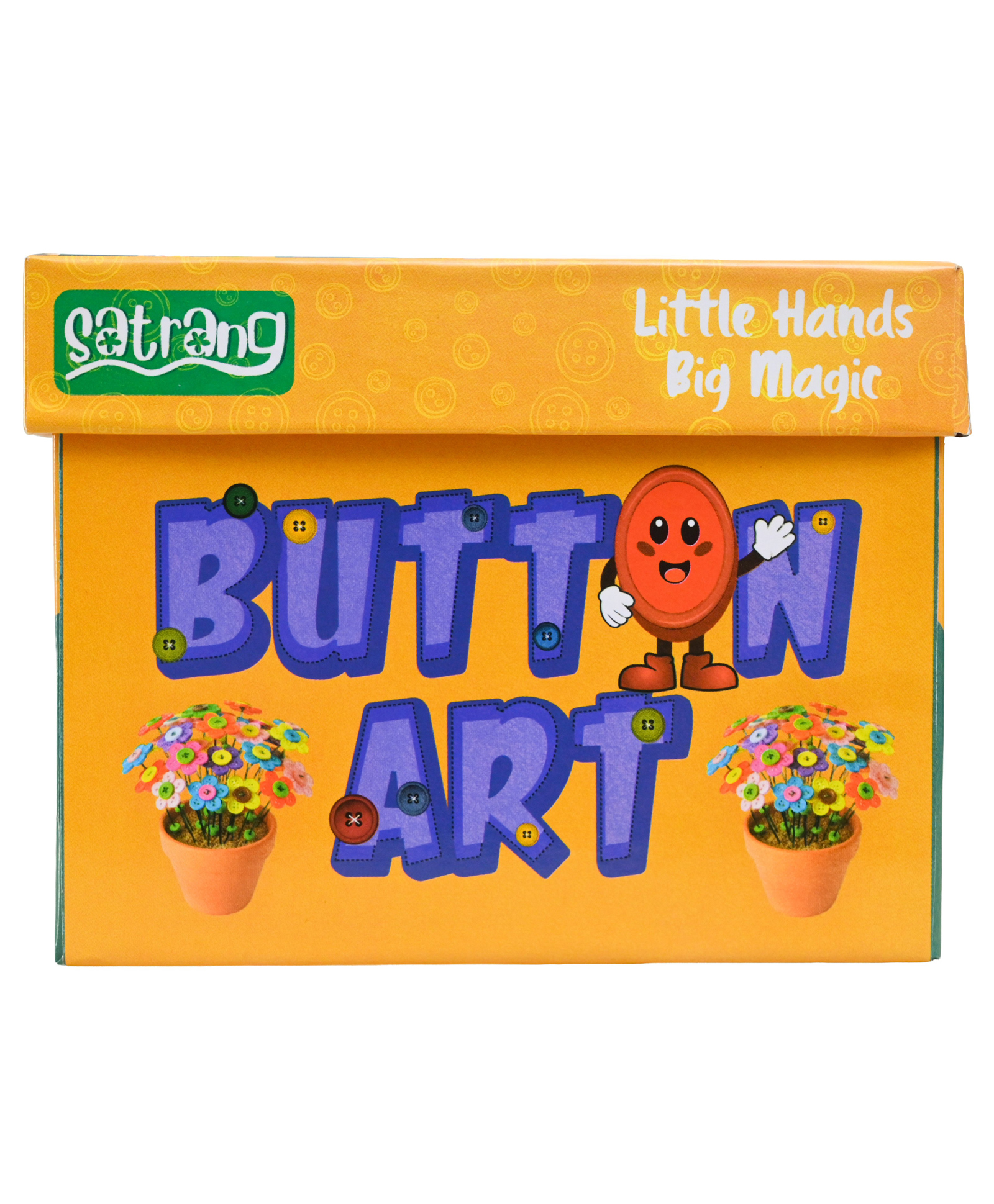 Folks Work Satrang Button Art Set - Multicolor-picture-14