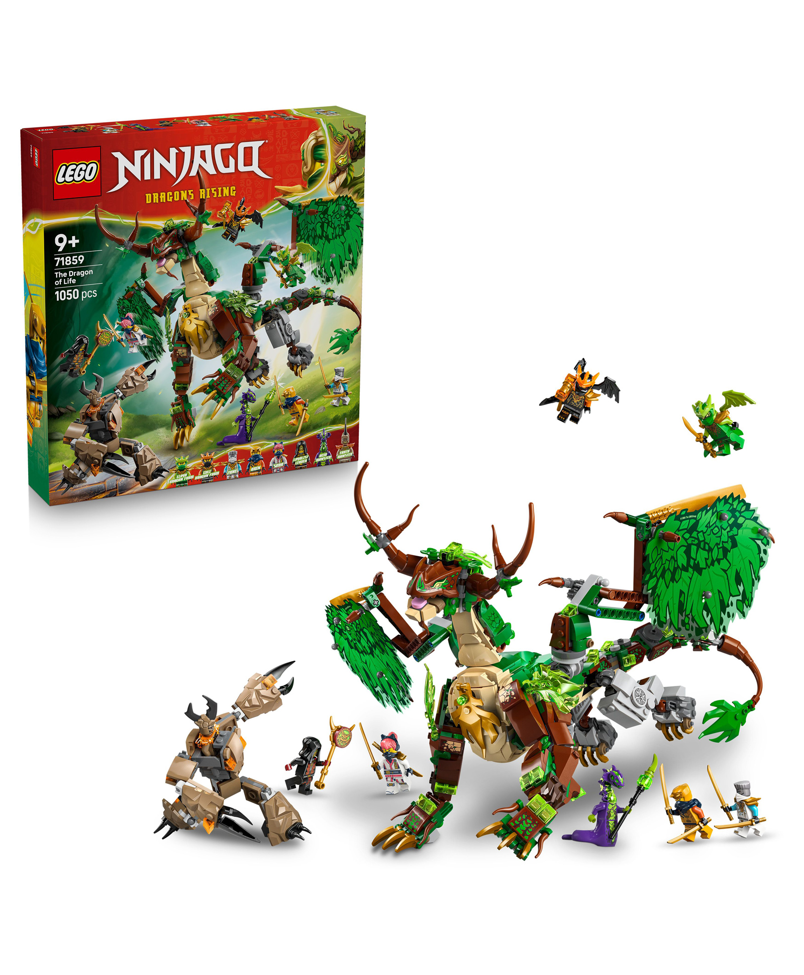 LEGO NINJAGO The Dragon of Life Dragon Toy 1050 pieces-71859-picture-19