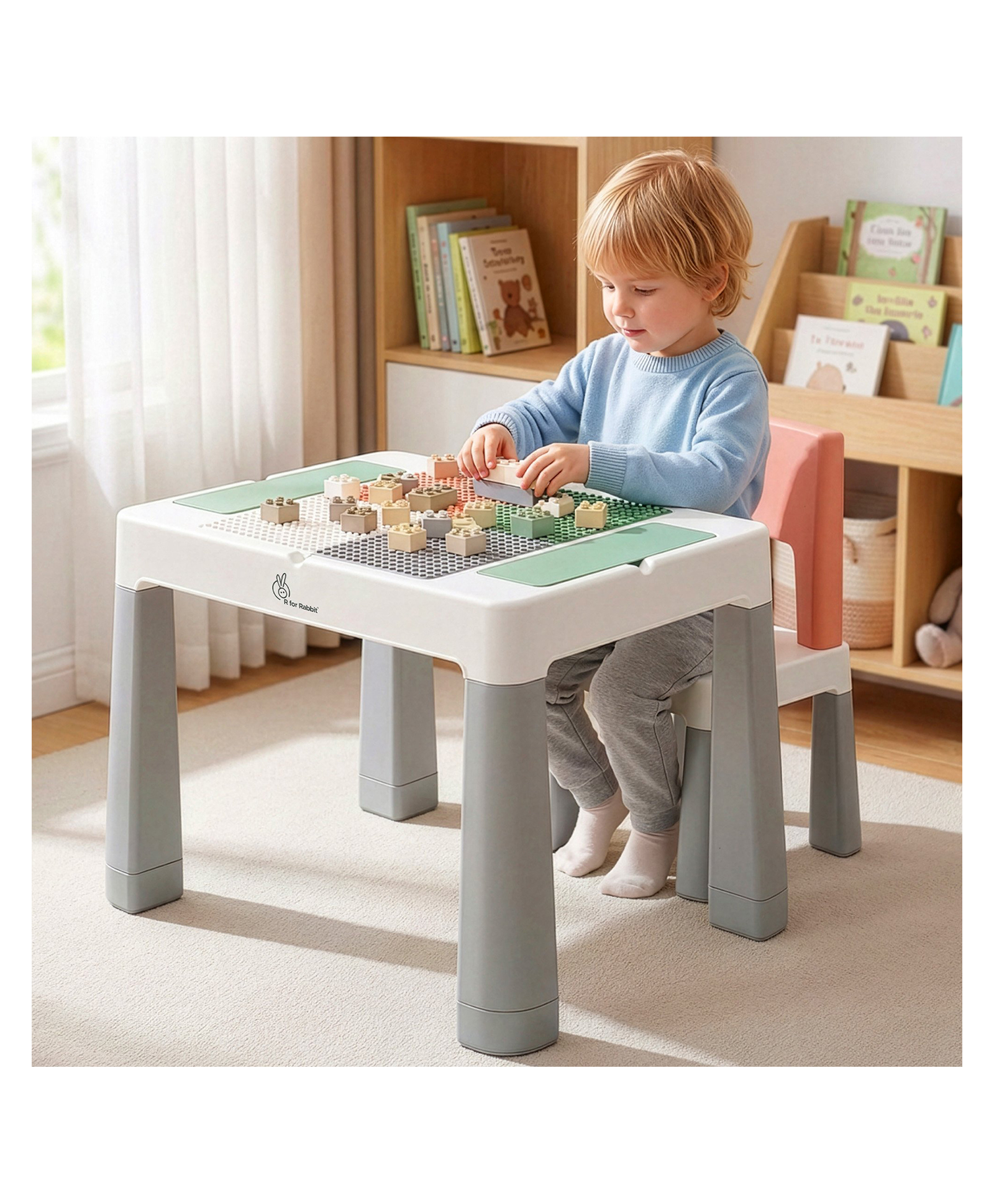 R For Rabbit Little Genius Learner Neo - Grey Multicolor