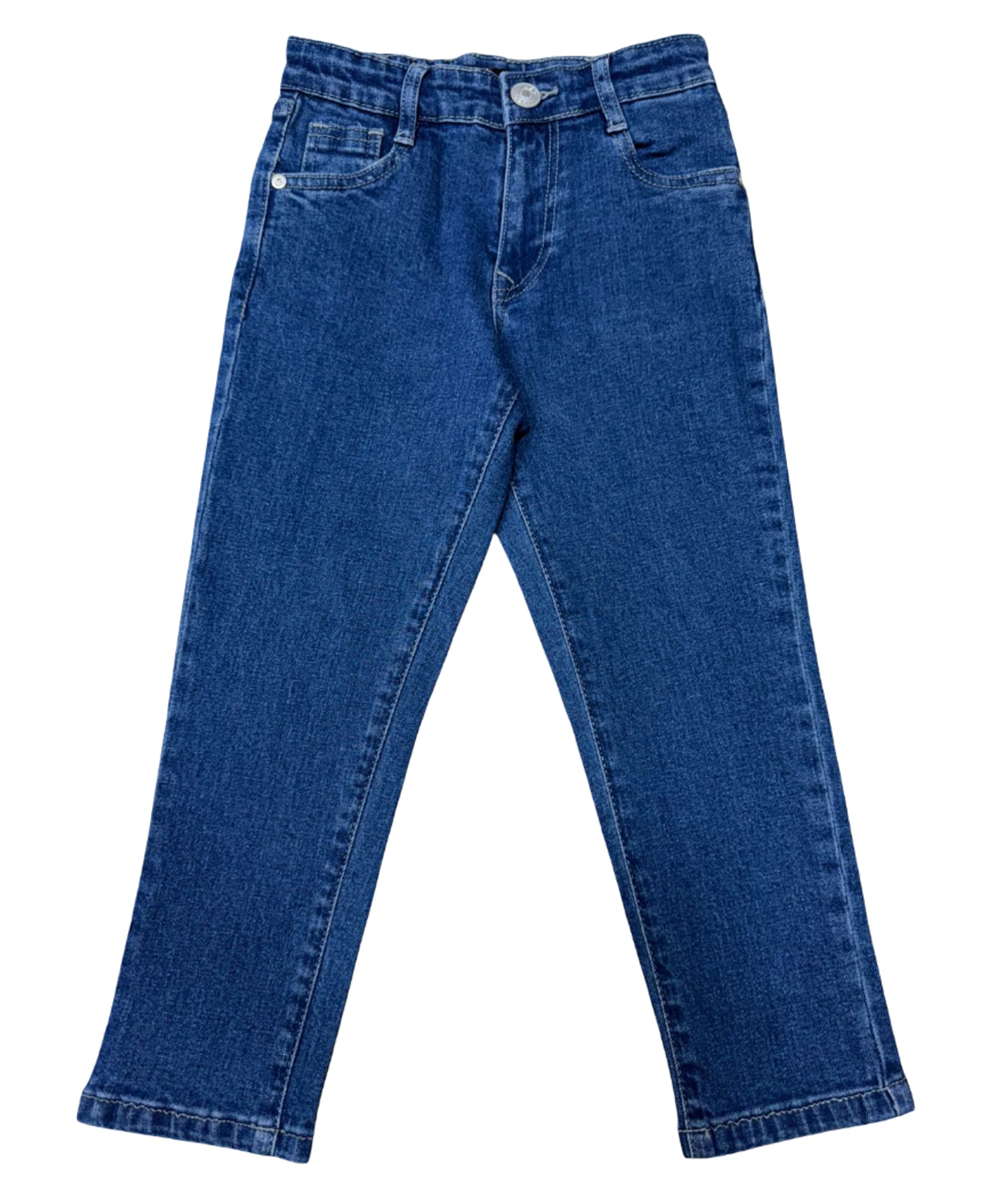 LEO Denim Woven Mild Washed Jeans - Blue-picture-37