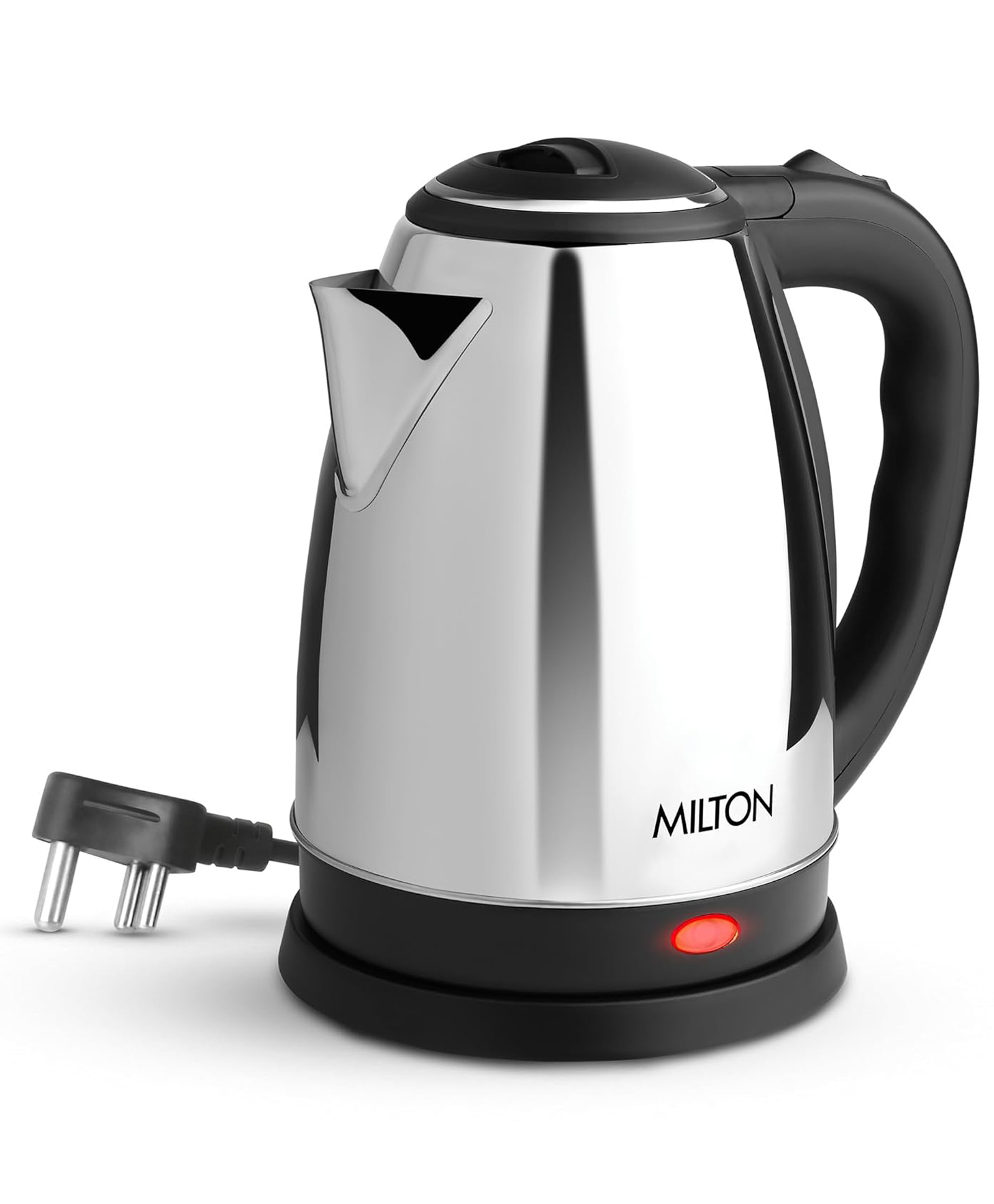 Milton Euroline Go Electro 1.2 Stainless Steel Electric Kettle, 1.2 Litres, Silver, Power Indicator, 1350 Watts, Auto Cut-off, Detachable 360 Degree Connector, Boiler for Water, Instant noodles-picture-12
