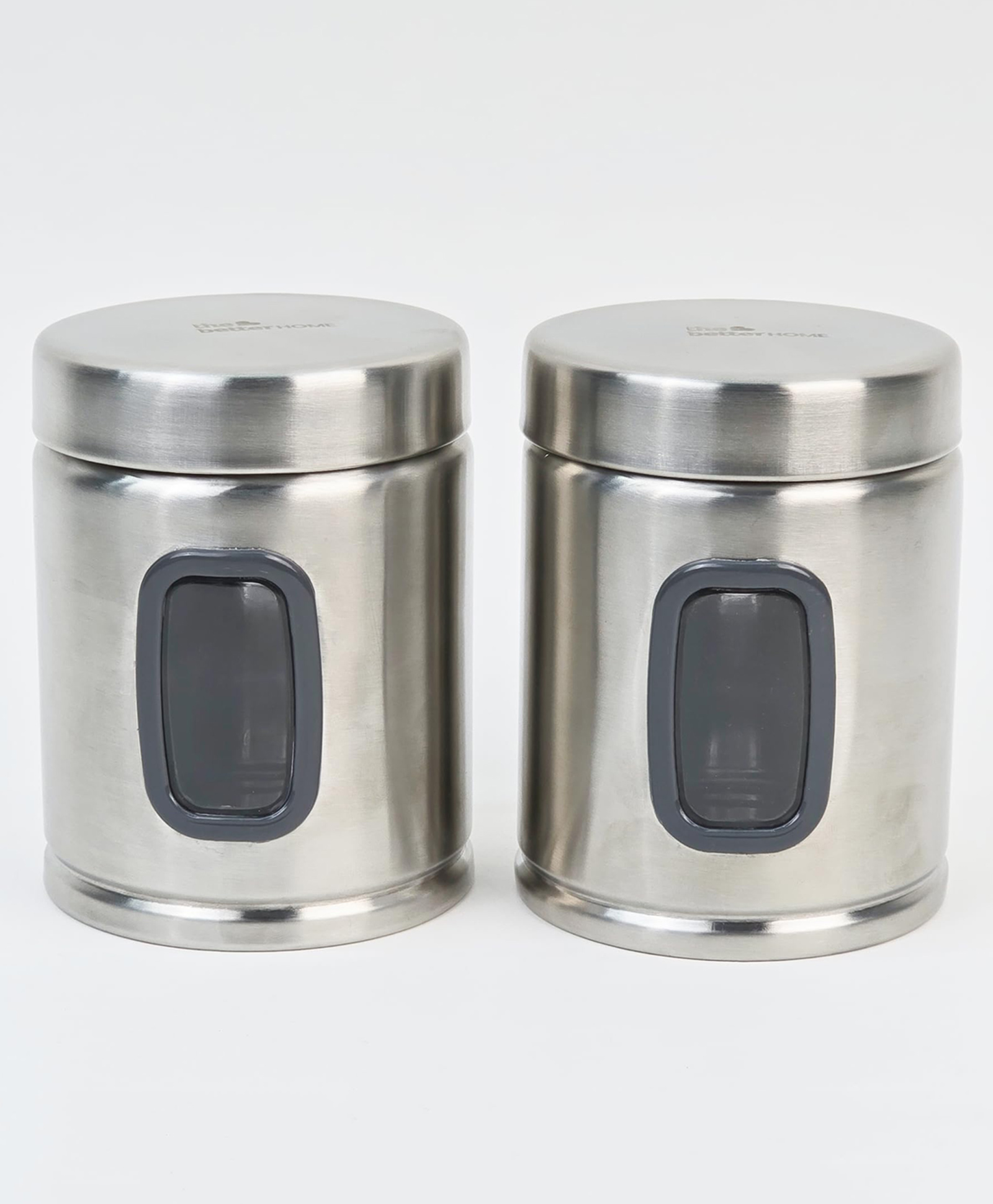 The Better Home Stainless Steel Jars for Kitchen Storage with See Through Panel | Pack of 2-1000ml each | Multipurpose Airtight Stainless-Steel Containers for Grocery, Pulses, Cookies, Dry Fruits-image-12