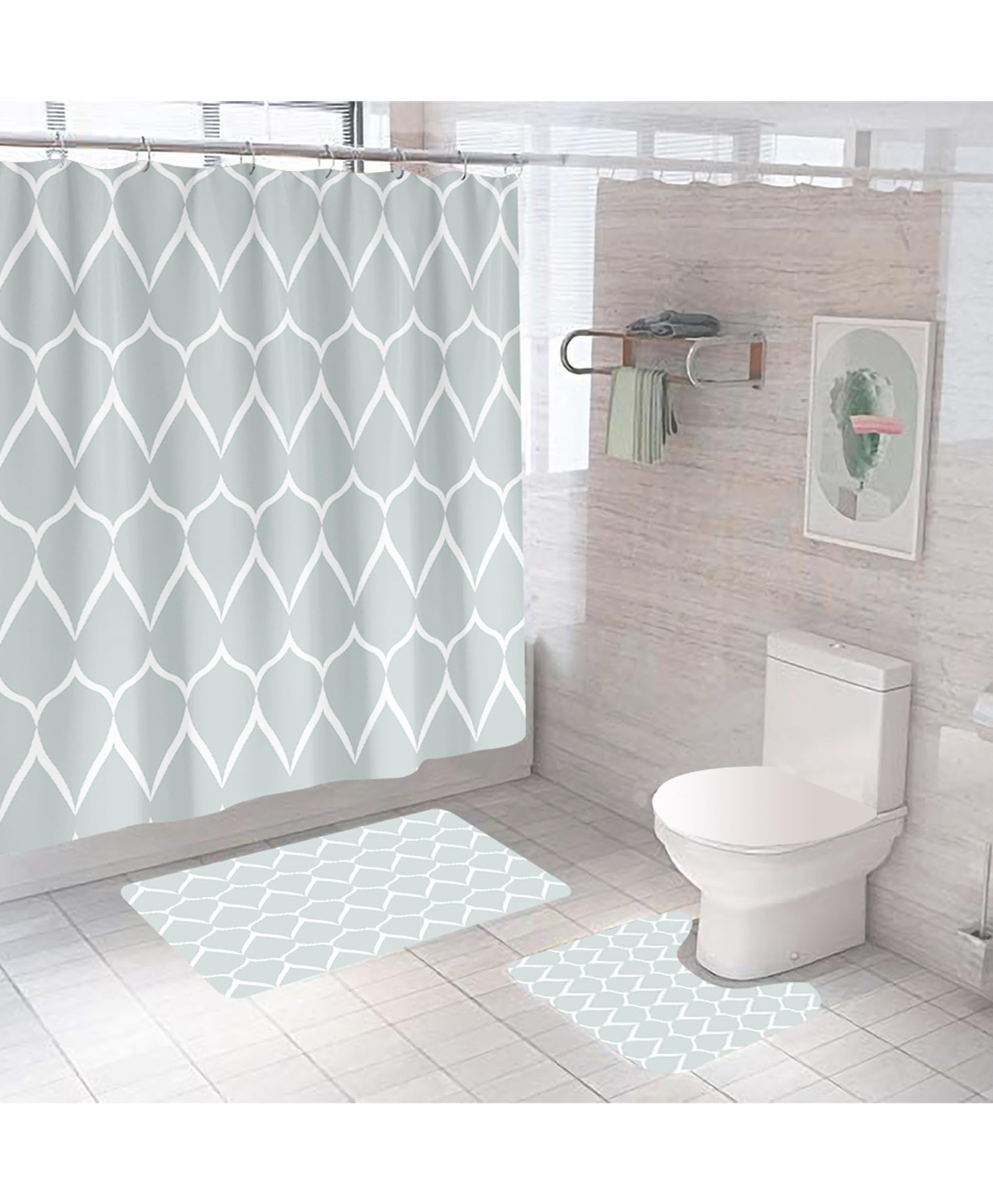 Curtain Set | XTL456-3T | Multicolour | Set of 3 pcs-image-46