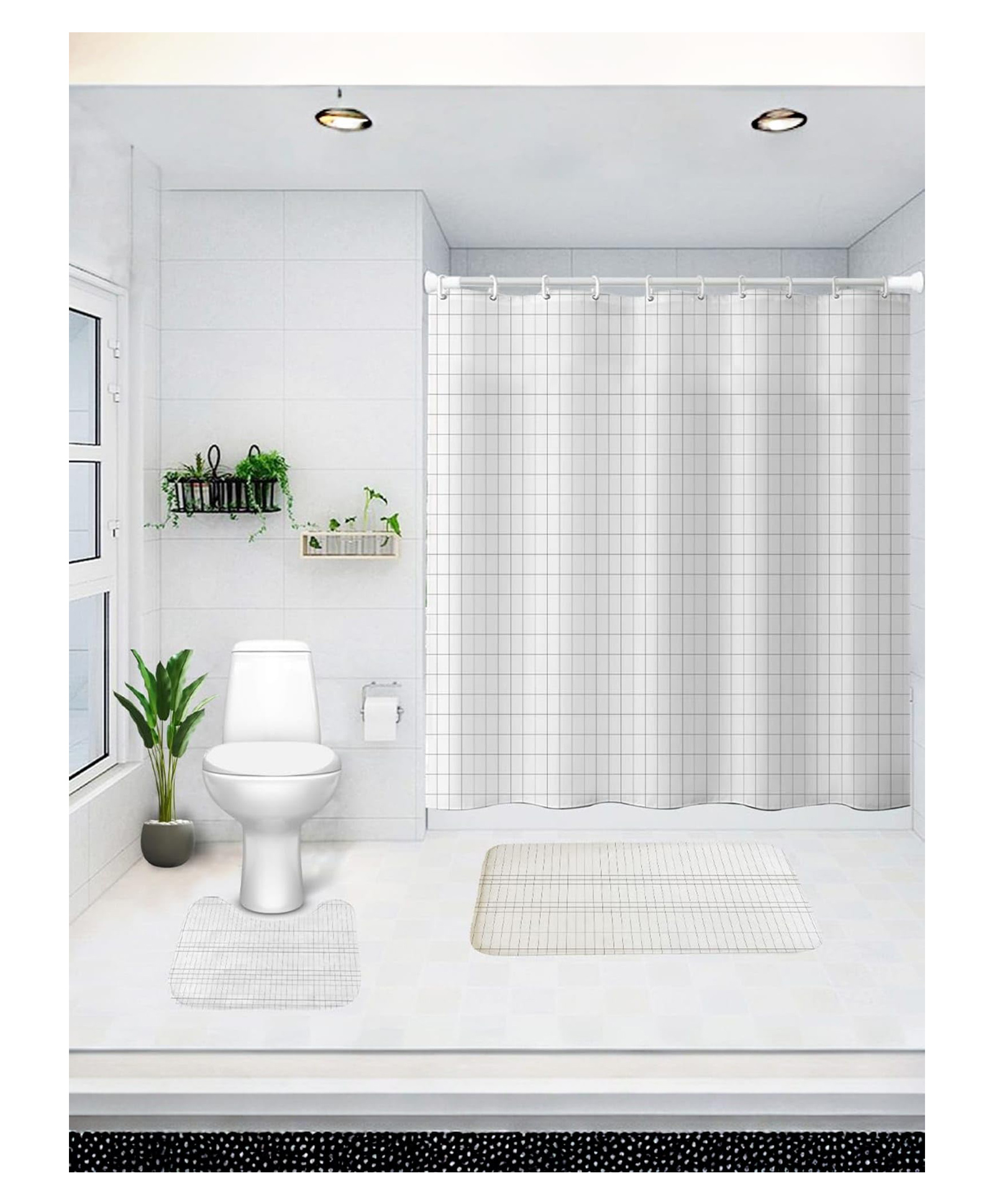 the better home Curtain Set | YX0147- 3T | Multicolour-picture-8
