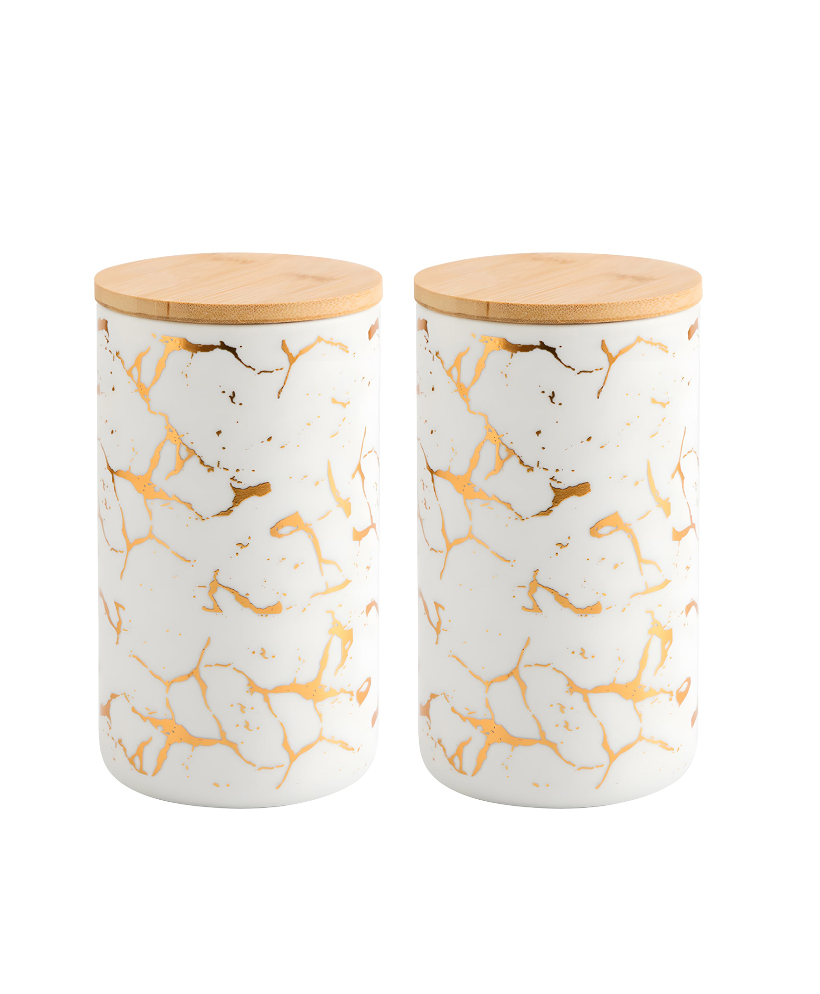 the better home 2 Ceramic Jar | 1000ml | White with print | YX13-L-WT-picture-24