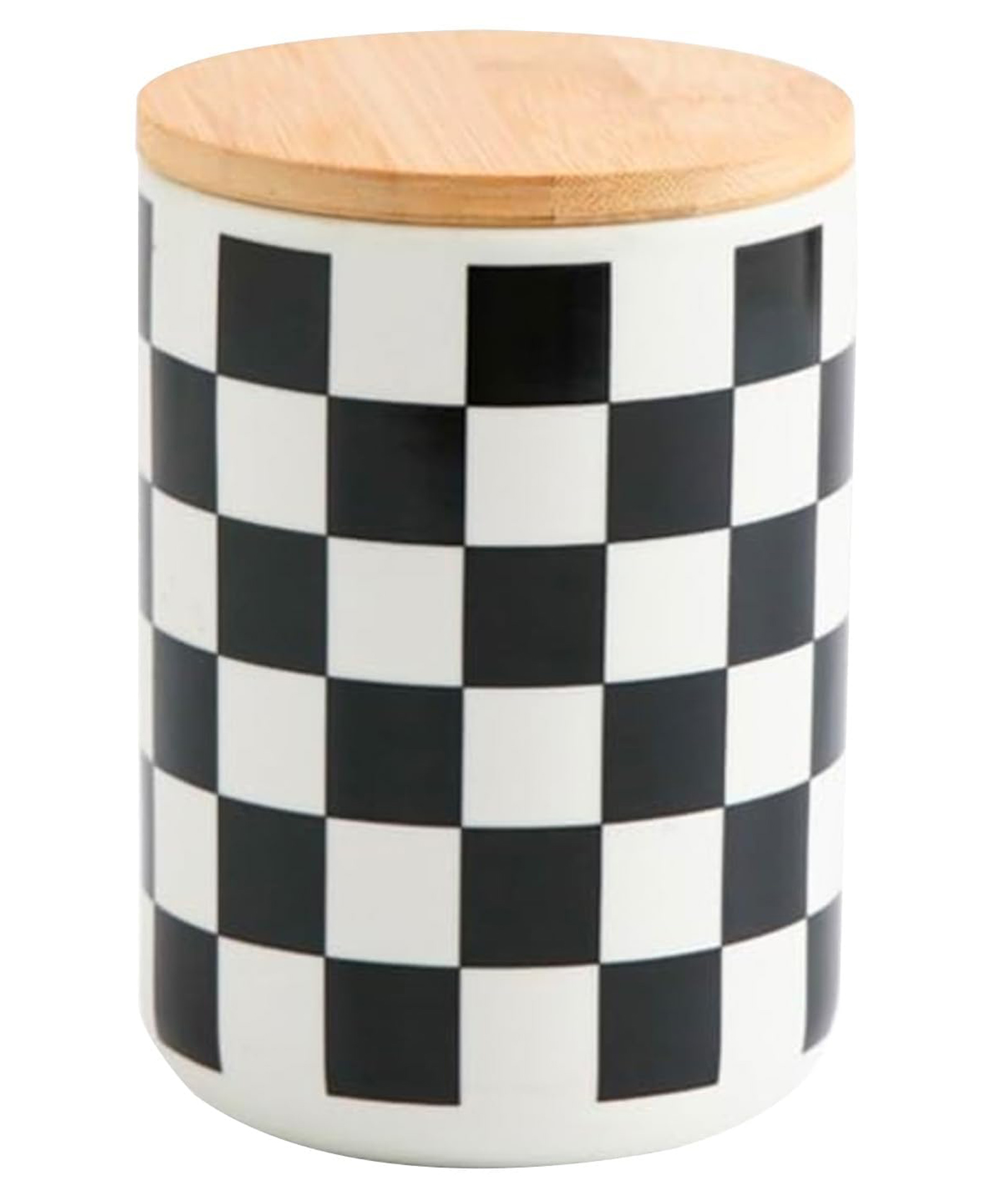 umai 3 Ceramic Jar | 800ml | Black white | Square pattern | YX10-M-SQ-picture-25