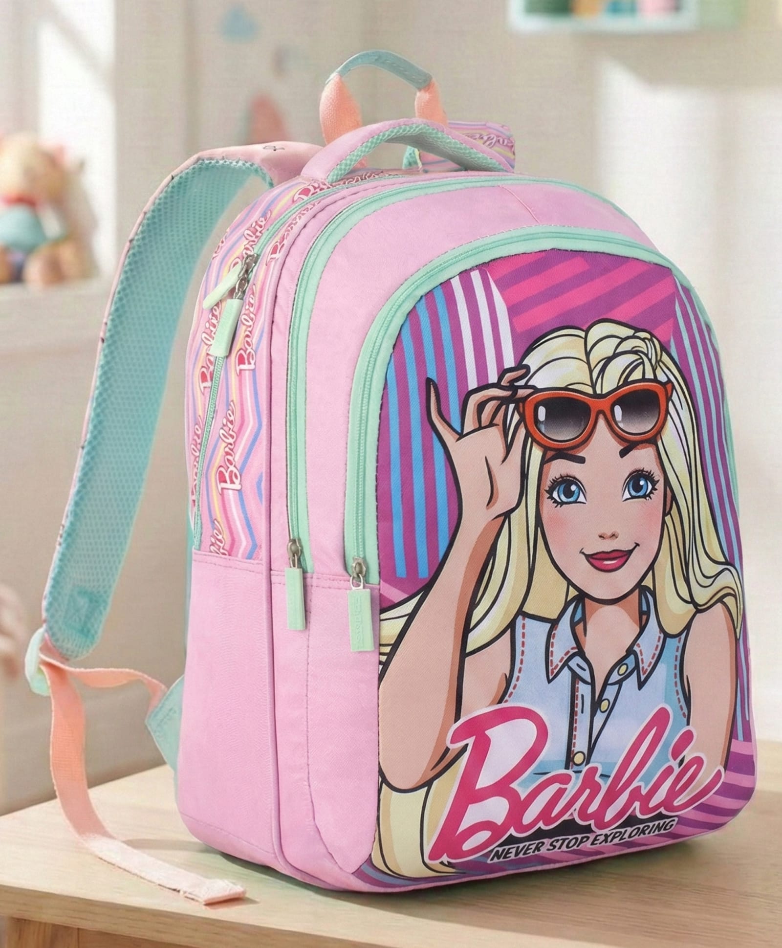 Barbie School Bag 11 litres Lavender - Height 14 Inches-picture-51