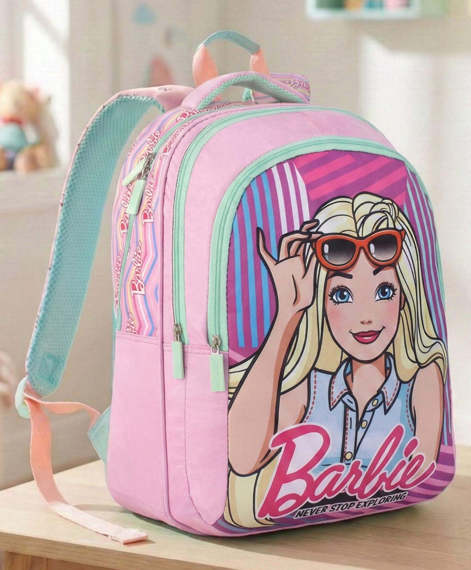 Barbie School Bag 19 litres Lavender - Height 16 Inches-picture-45