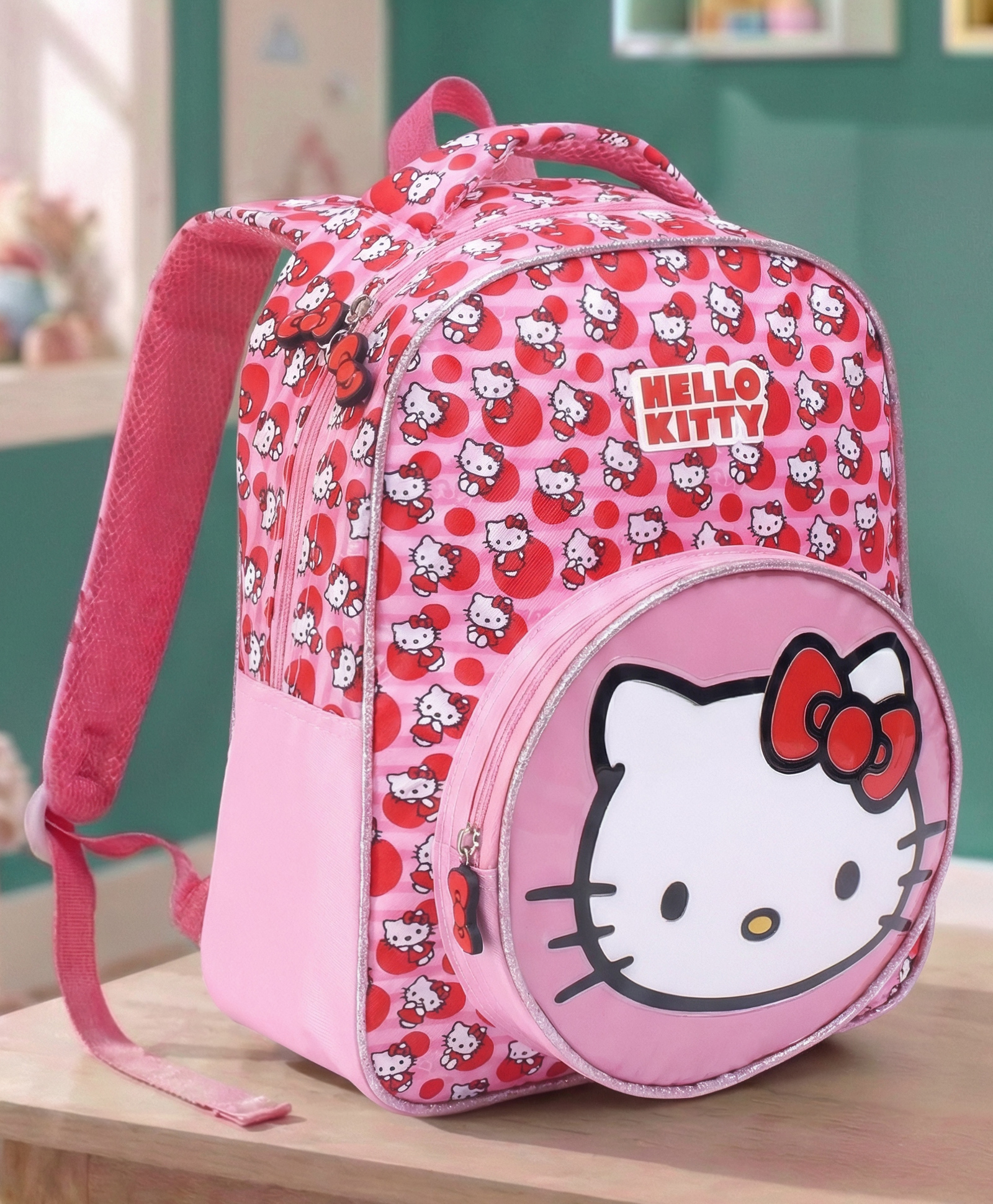 Hello Kitty Height 13 Inches School Bag 10.5 Litres 1 Compartment, 1 Front Pocket - Pink-image-18