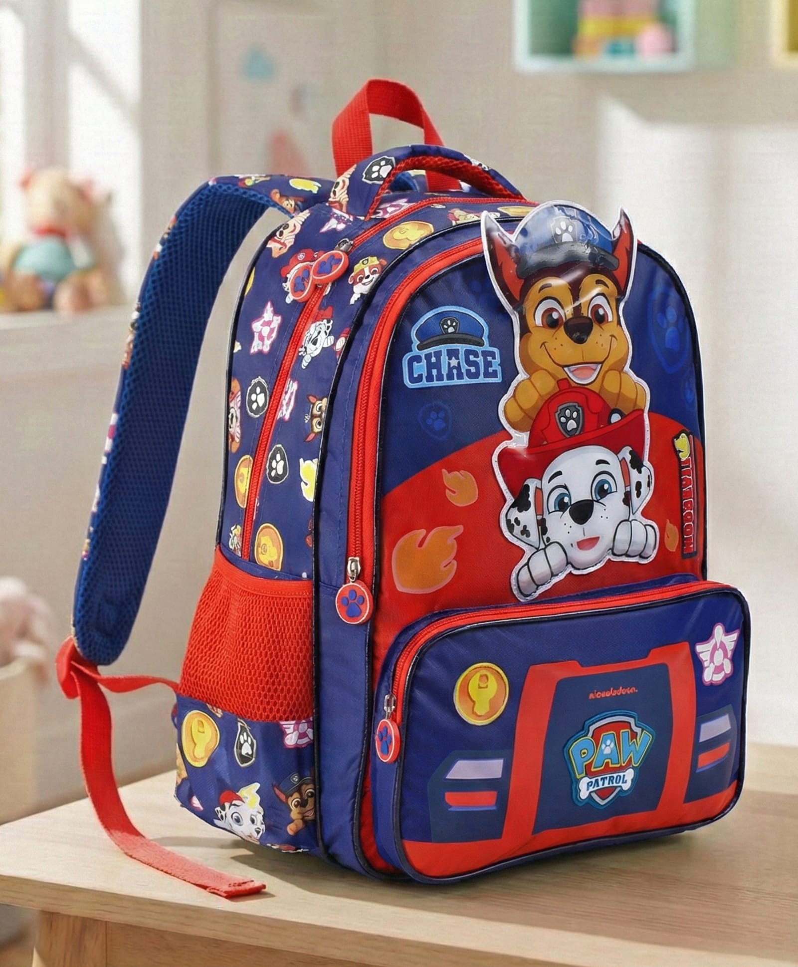 Paw Patrol School Bag 19 Litres Blue - Height 16 Inches-image-45