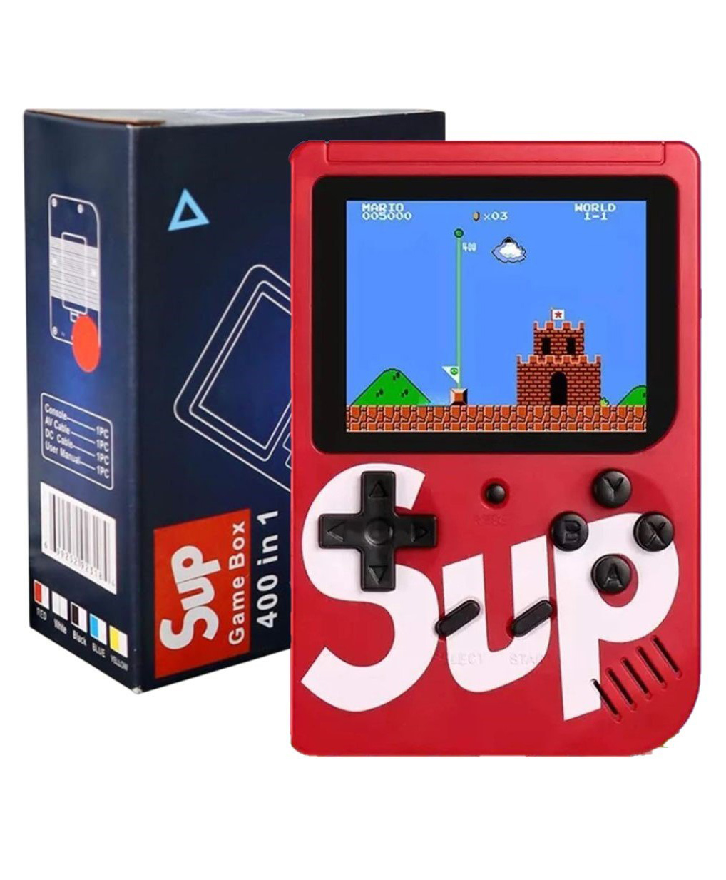 ADKD SUP Mini Handheld Gaming Console for Kids & Adults 400 Built-in Classic Games with AV TV Support Pack of 1-picture-44