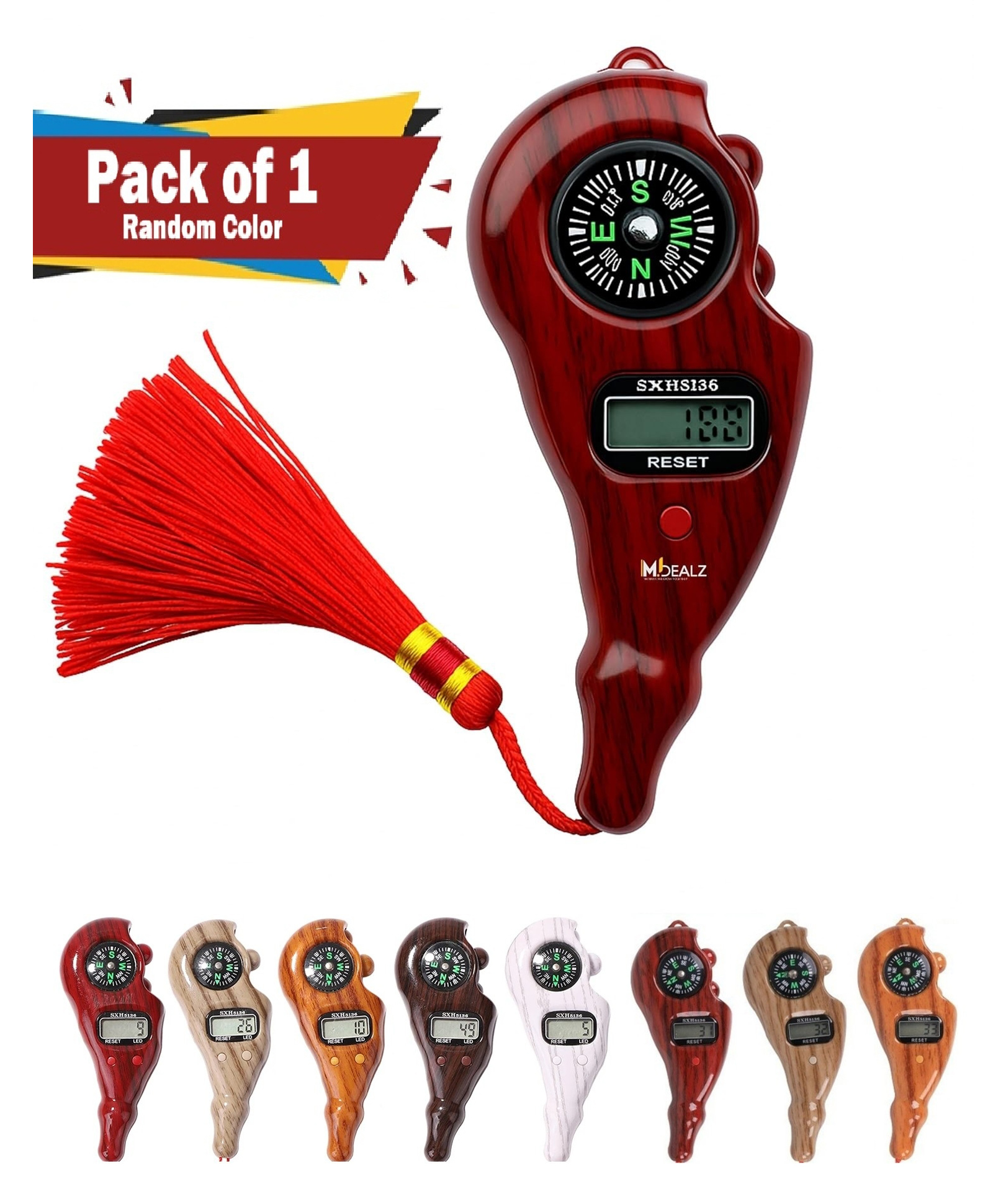 ADKD Handheld Digital Tally Counter With LED Display Finger Bead Counting Tool with Adjustable Strap ( Pack of 1, Random Color)-picture-6