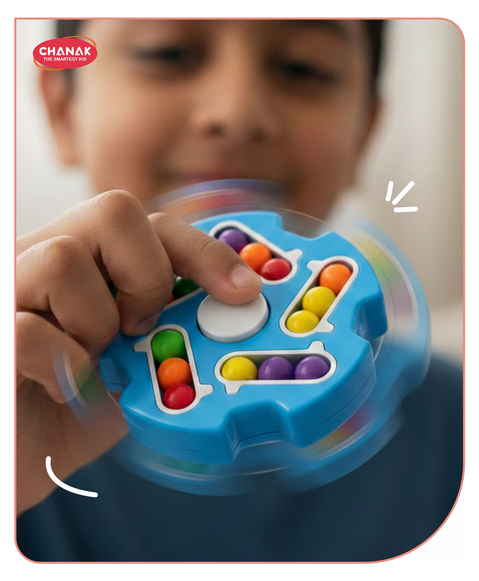 Aditi Toys Spinny Vinny Magic Bean Cube Fidget Spinner Puzzle Toy, 2-in-1 Sensory Toy for Kids & Adults,Above 3+ Age (Color as per availibility)-picture-17