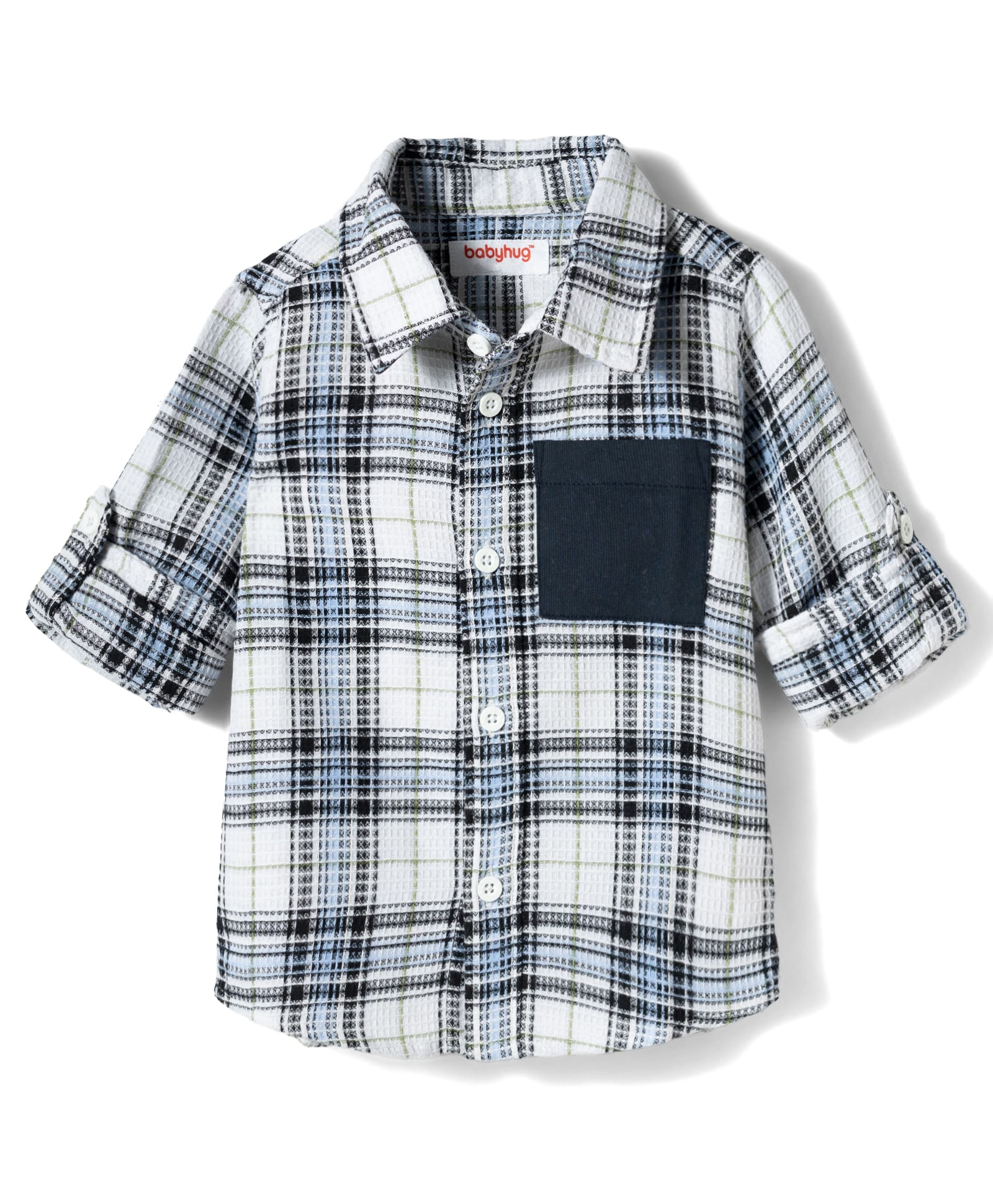 Babyhug Cotton Woven Full Sleeves Checkered Shirt - Multicolor-picture-25