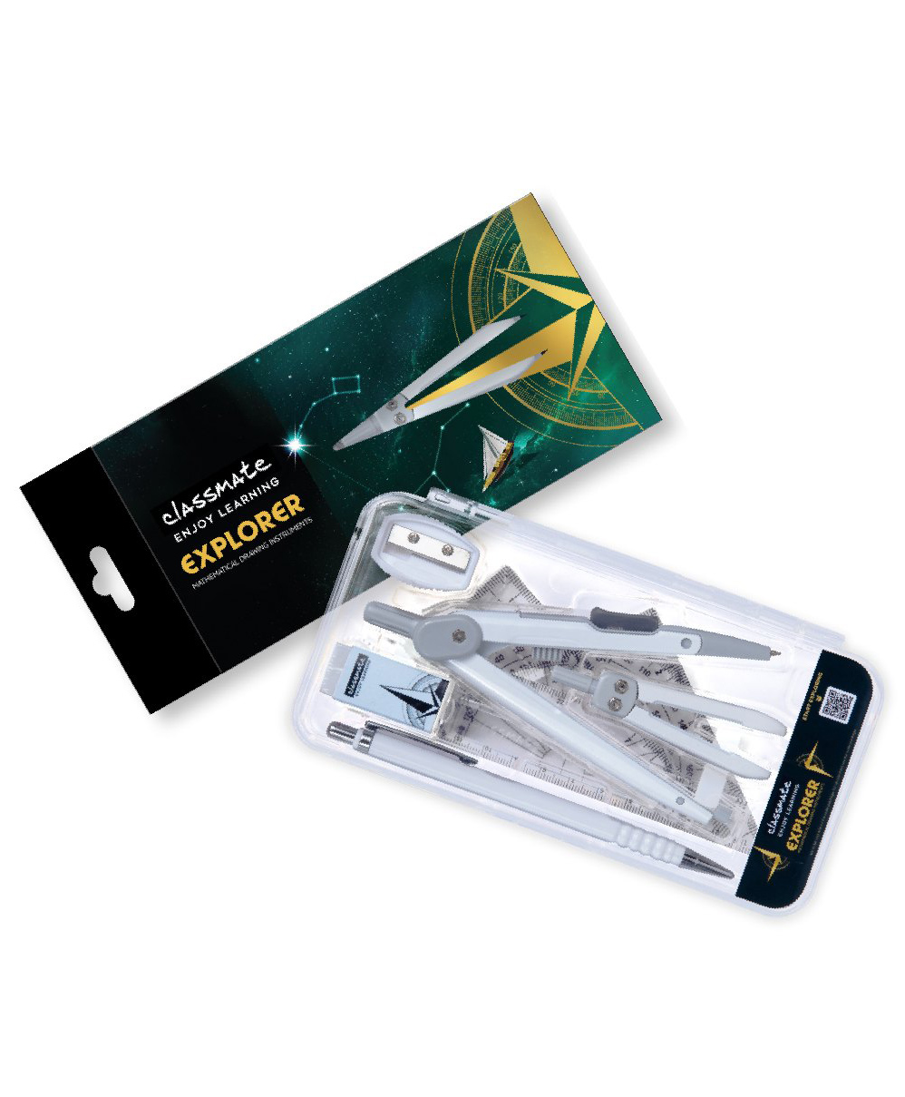 Classmate Explorer Geometry Box - White-image-42
